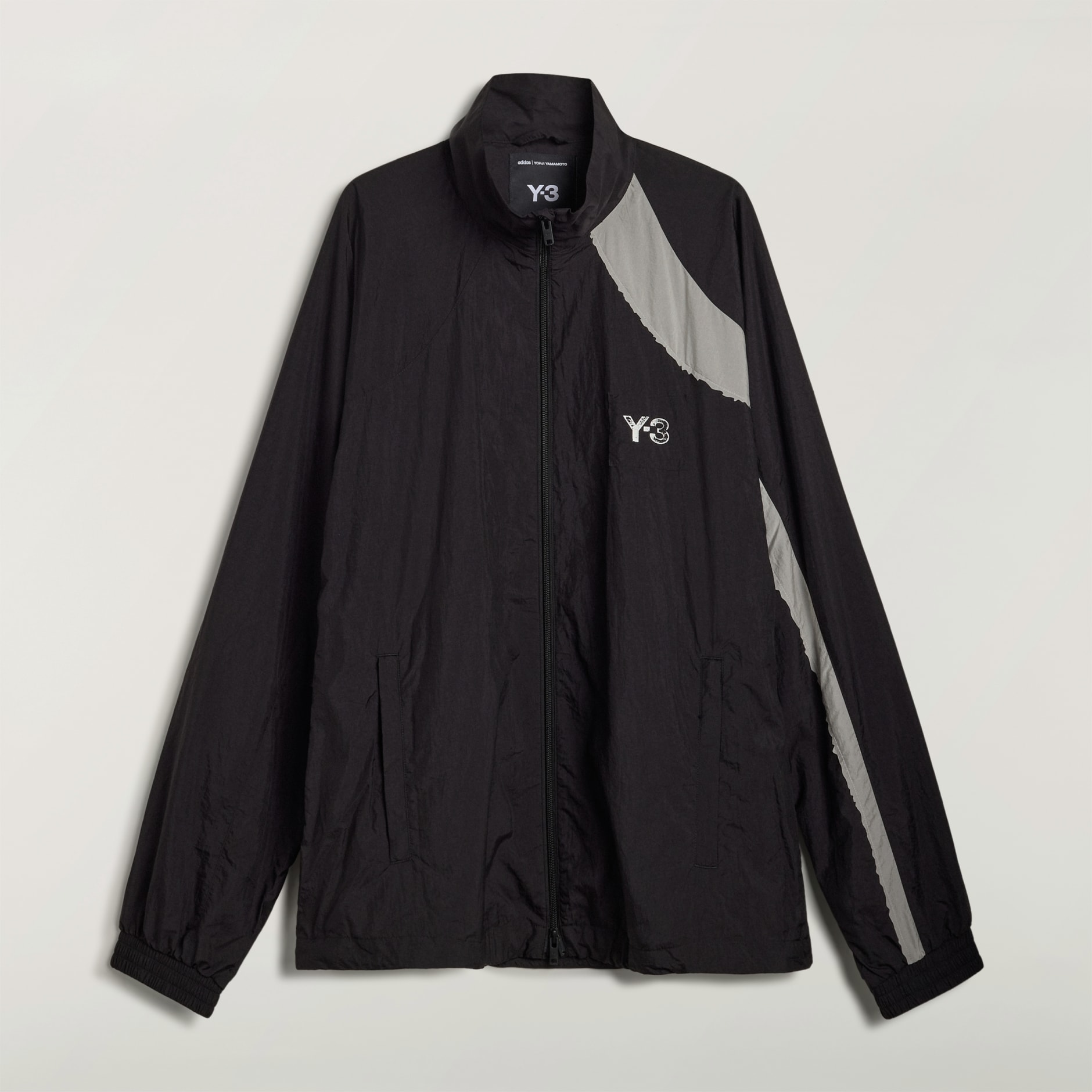 JACHETĂ Y-3 RAW EDGE 3 STRIPES NYLON SHELL