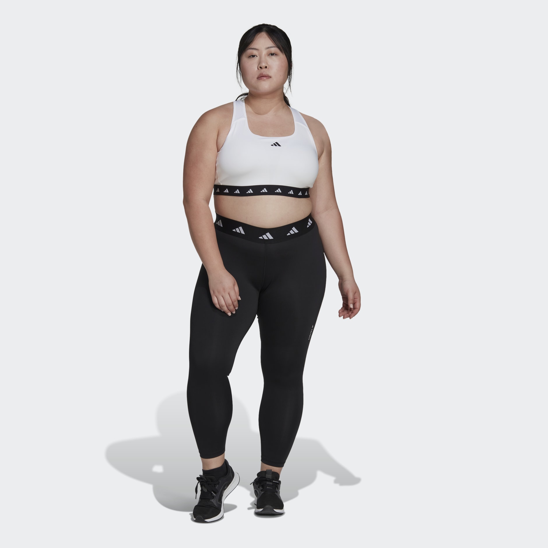 adidas Techfit 7 8 Leggings Plus Size Black adidas UAE