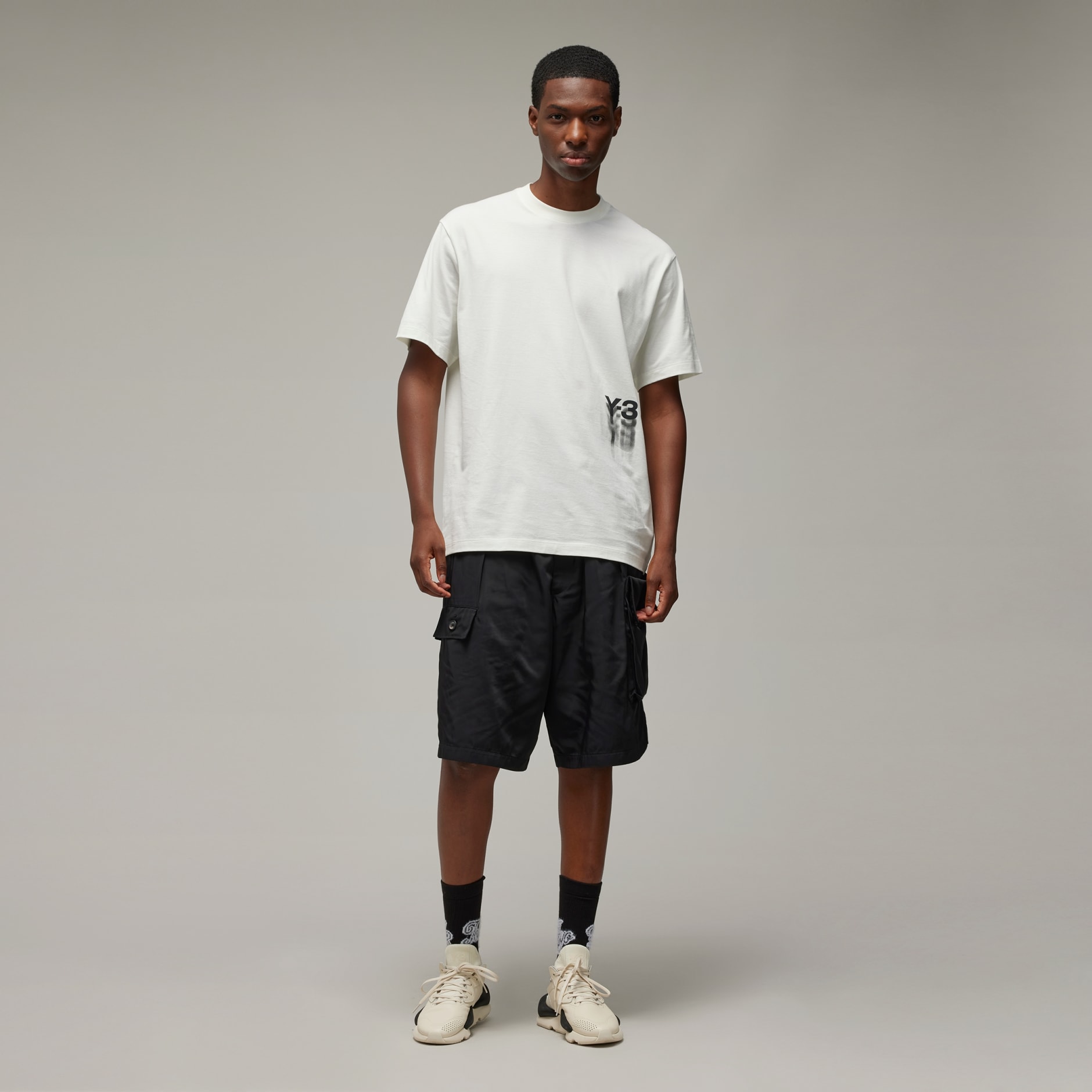 All products - Y-3 Graphic Short Sleeve Tee - White | adidas South Africa