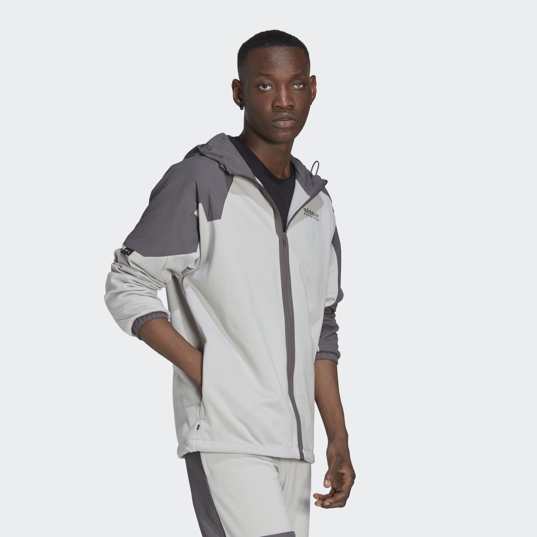 Clothing - adidas Adventure Winter Fabric Mix Hoodie - Grey | adidas ...