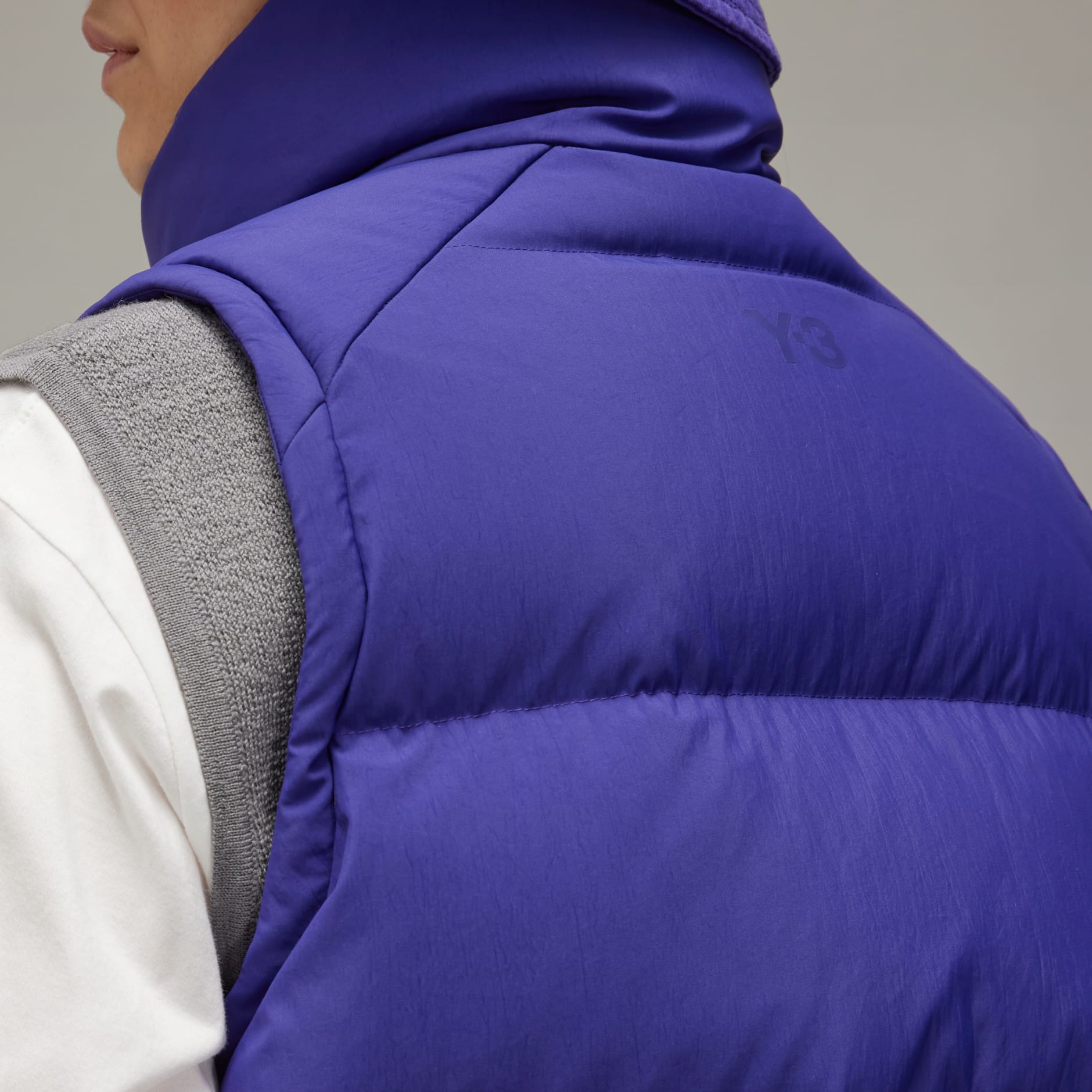Y-3 Puffer Vest - Purple | adidas Hong Kong