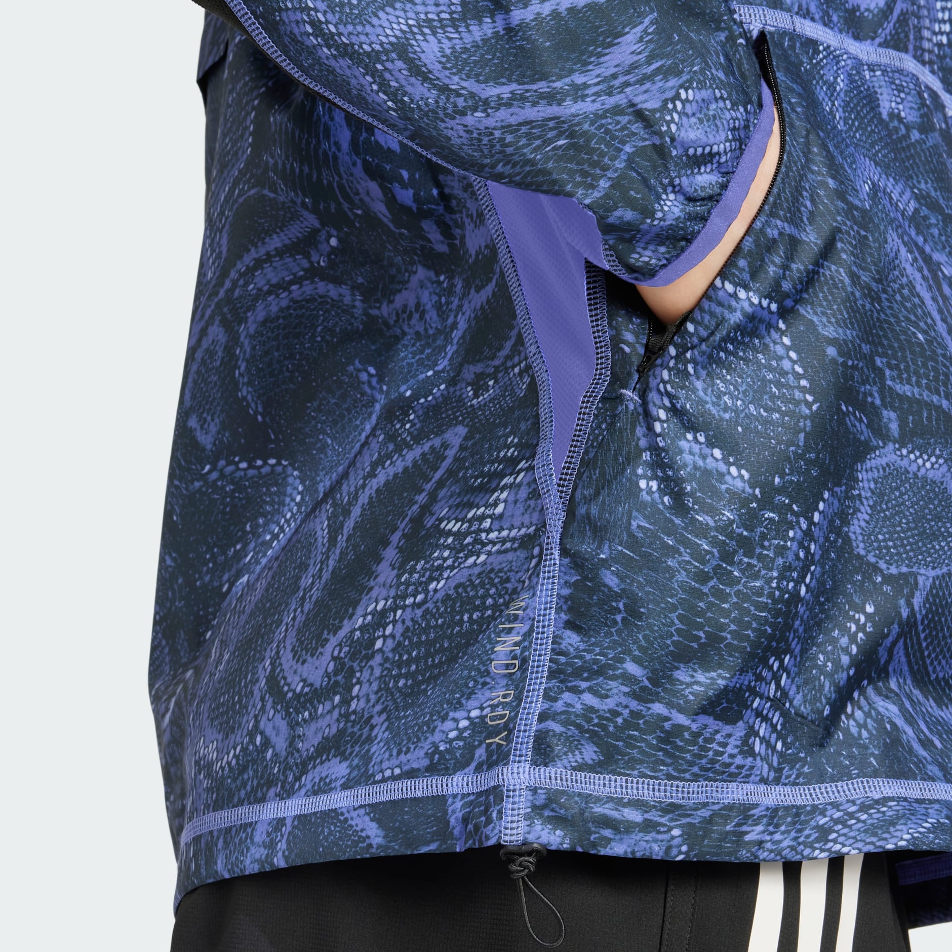 Own The Run Excite Allover Print AEROREADY Hoodie