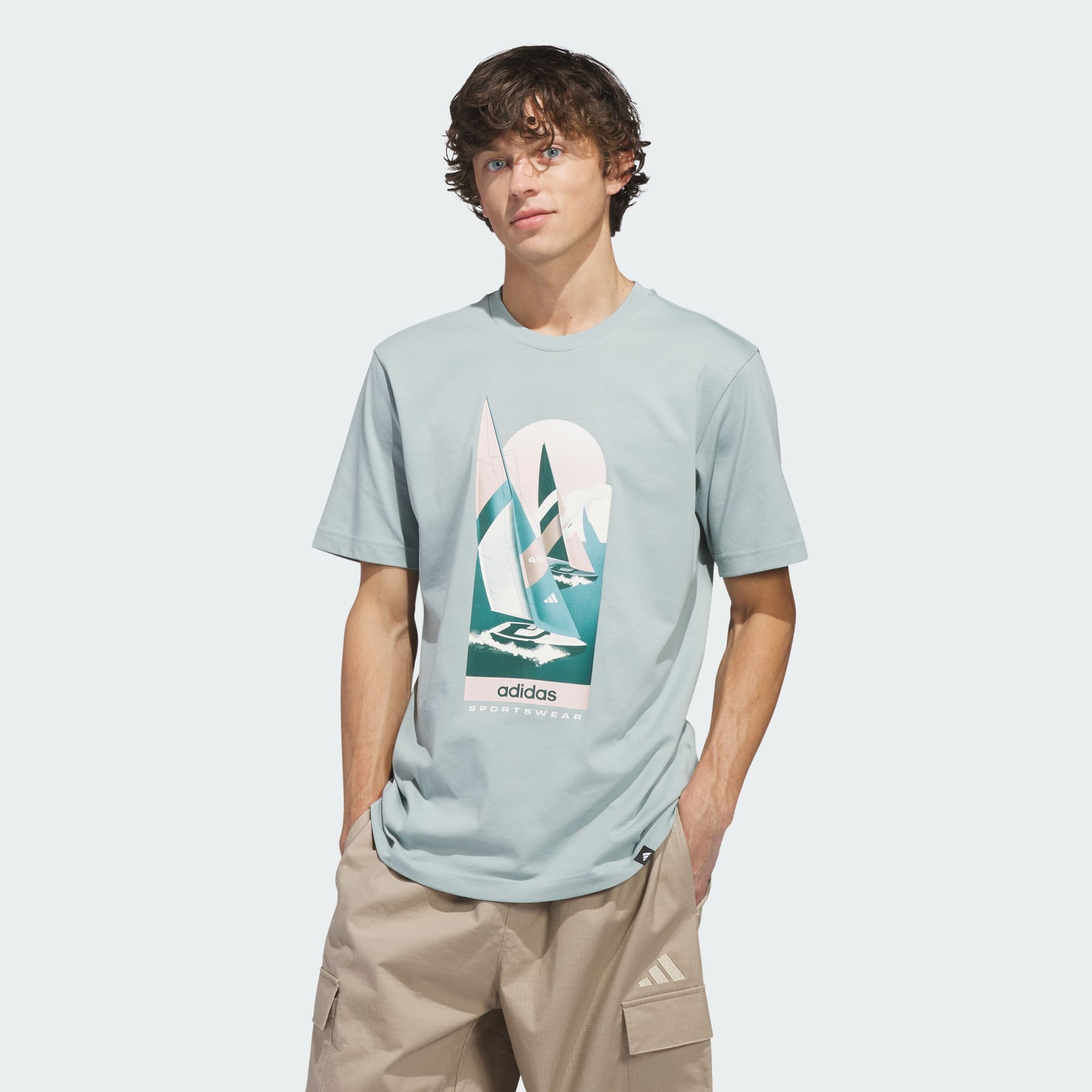 Summer Sailing Graphic T-shirt