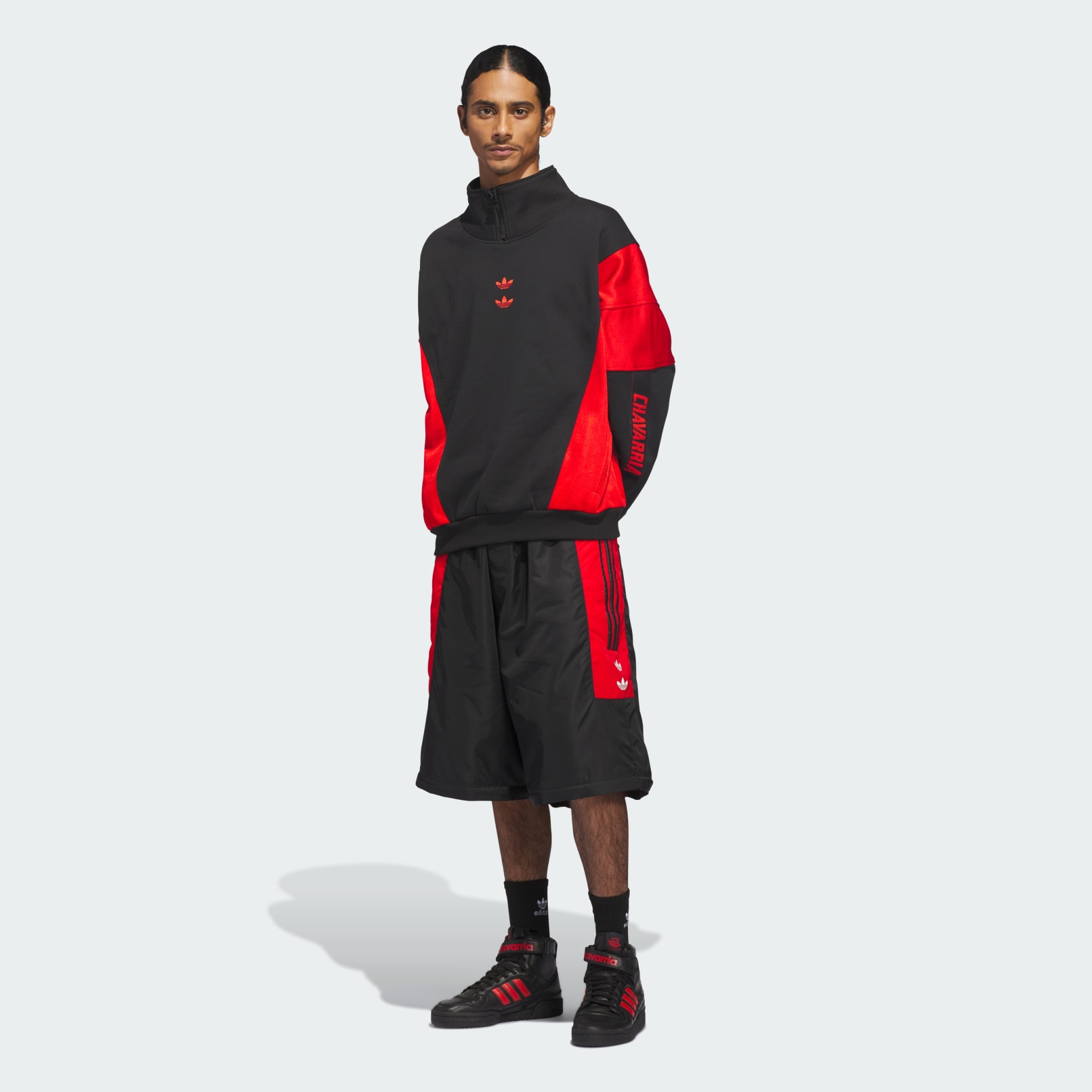 Sweatshirts - CHAVARRIA WATSONVILLE MOCKNECK Jumper - Black