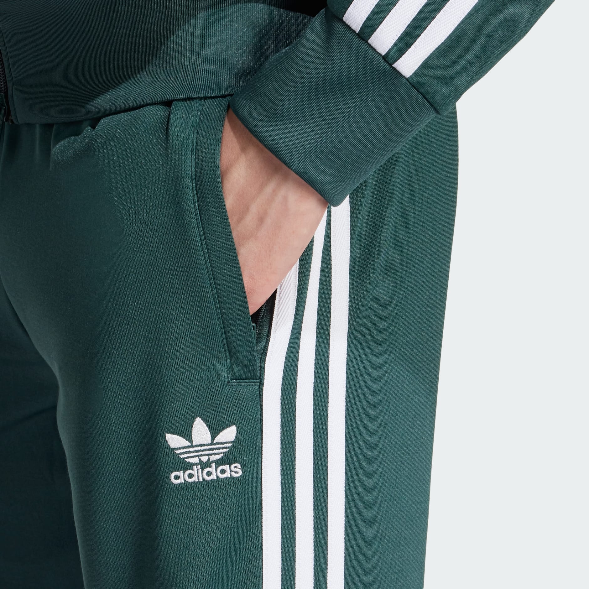 Adidas sst green track pants online