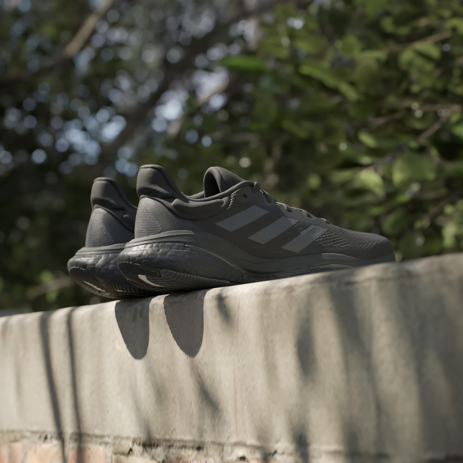 Solar Glide 6 Homme noires Adidas - Chaussures running