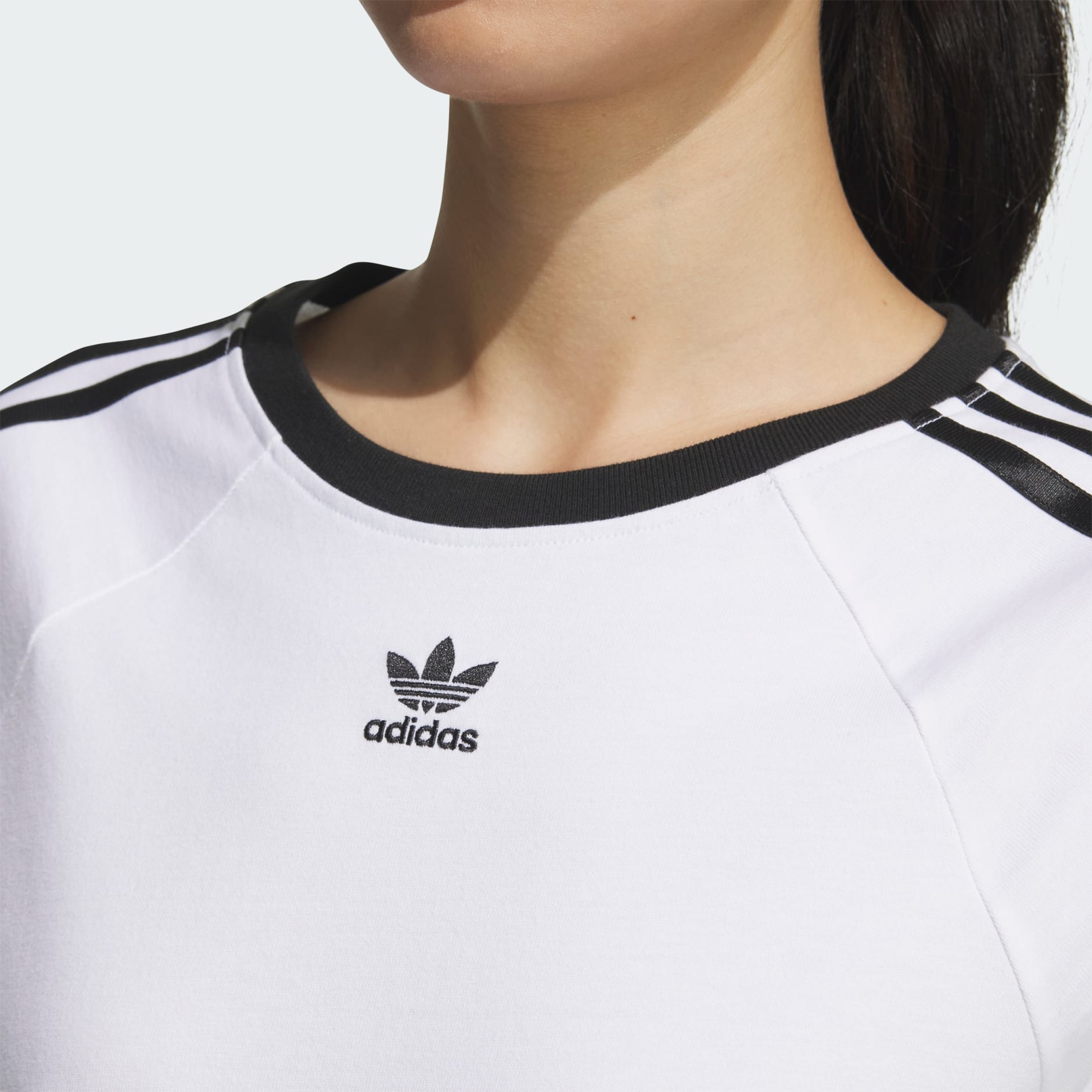 ★ adidas★ 3S Cali Short Sleeve Tee White JC8704 3-Stripes Cali Short Sleeve Tee - White | adidas Hong Kong