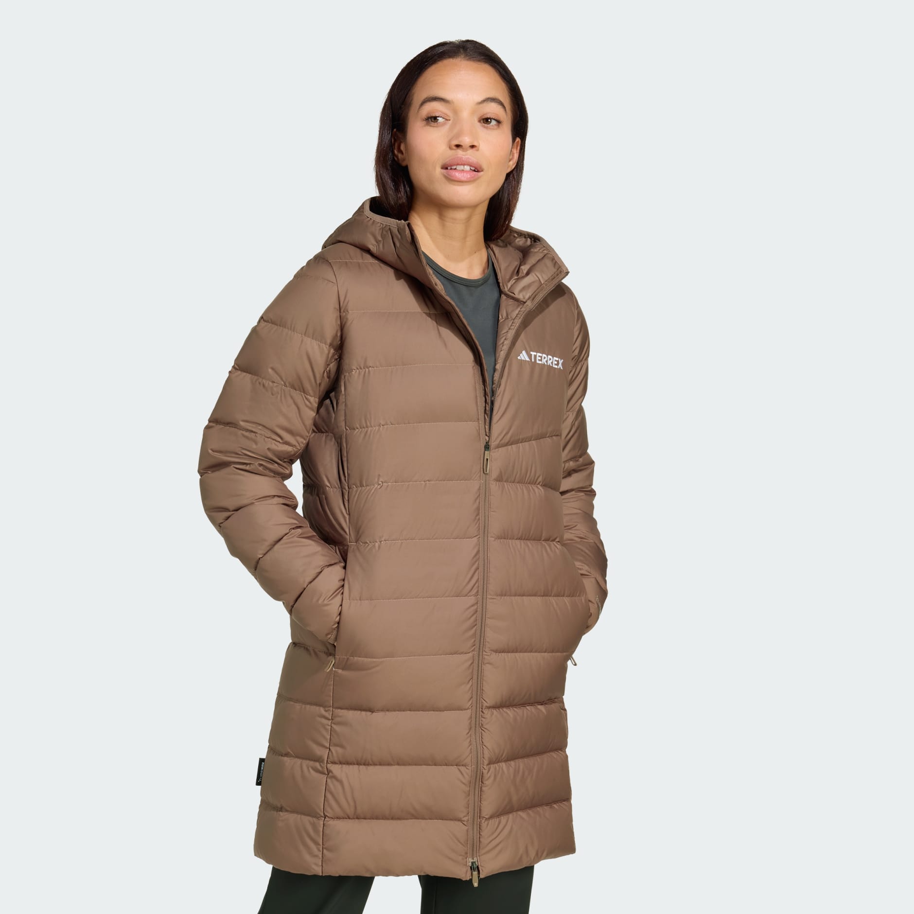 Jachetă parka cu glugă Terrex Multi Light Down 2.0