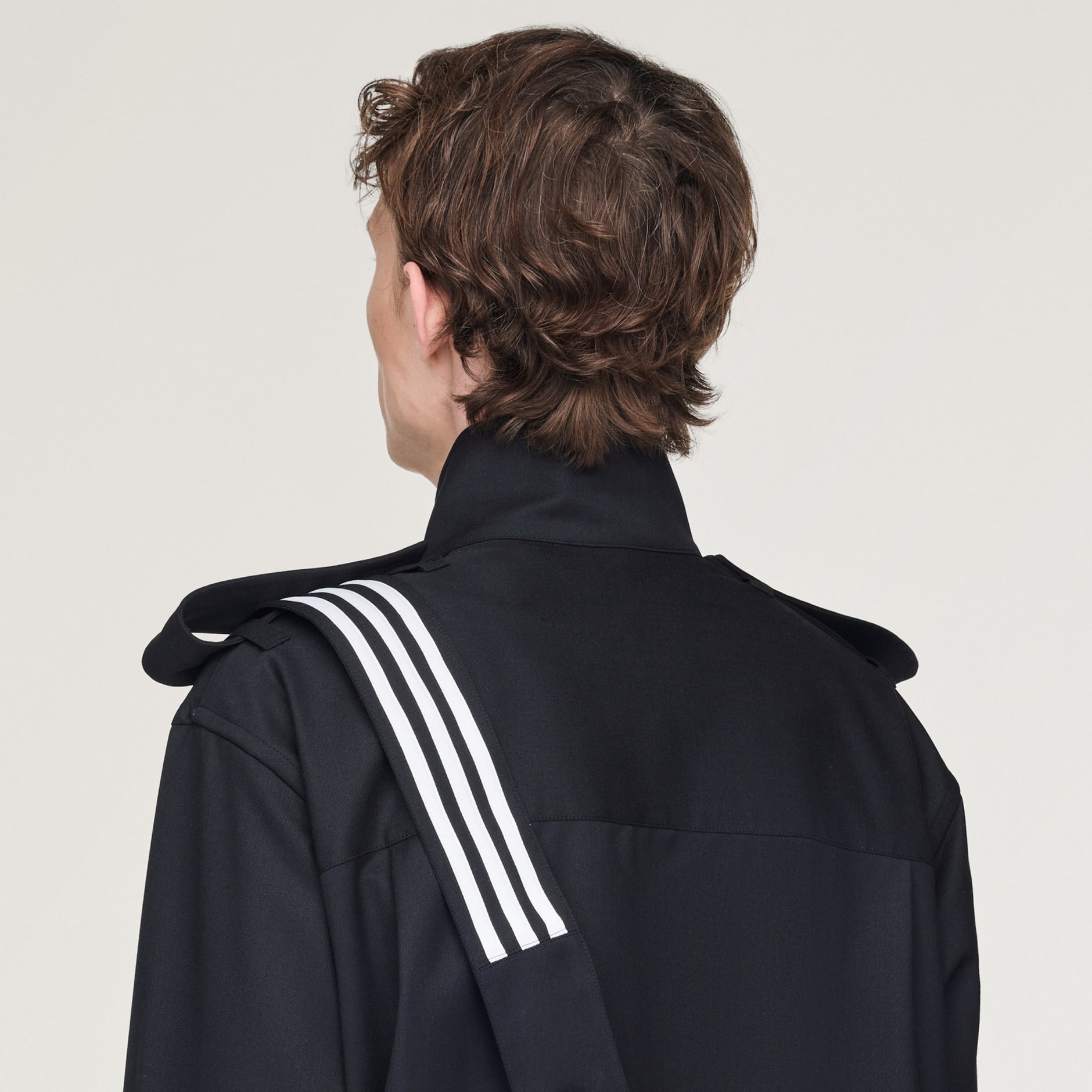 Jachetă tip cămașă Y-3 din l&acirc;nă fină