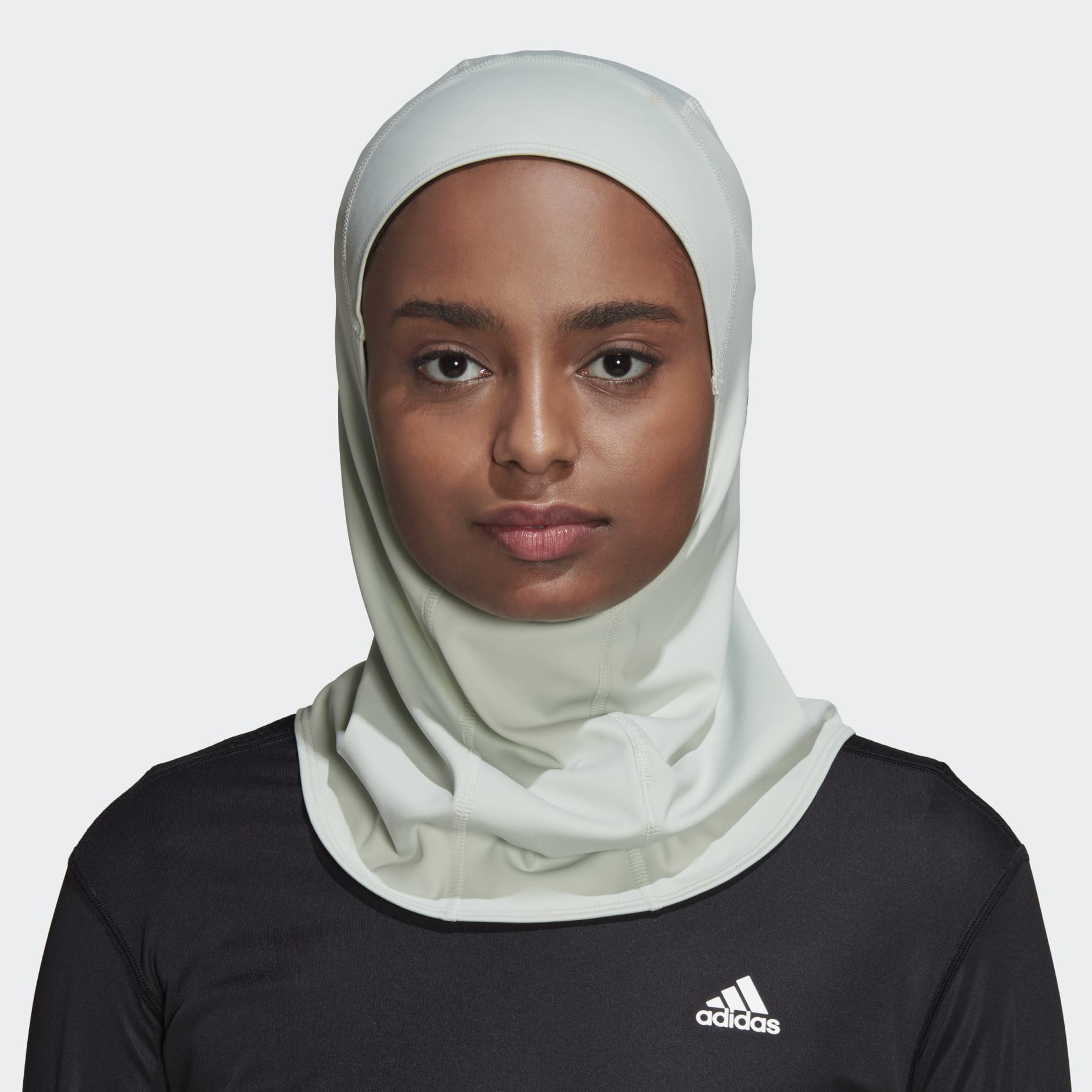 adidas Run Icons 3-Stripes Sport Hijab - Green | adidas KE