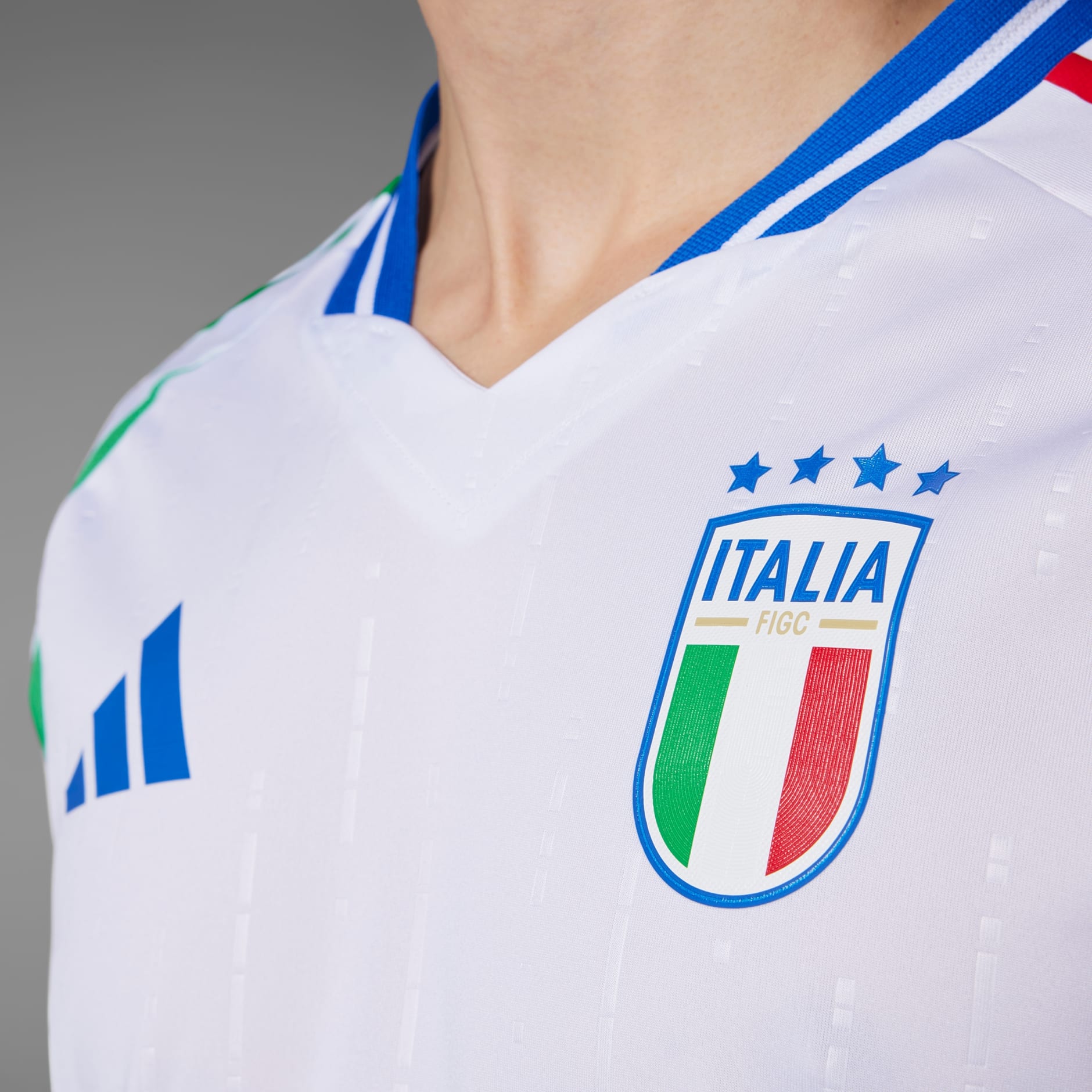 Clothing Italy 2024 Away Authentic Jersey White adidas South Africa