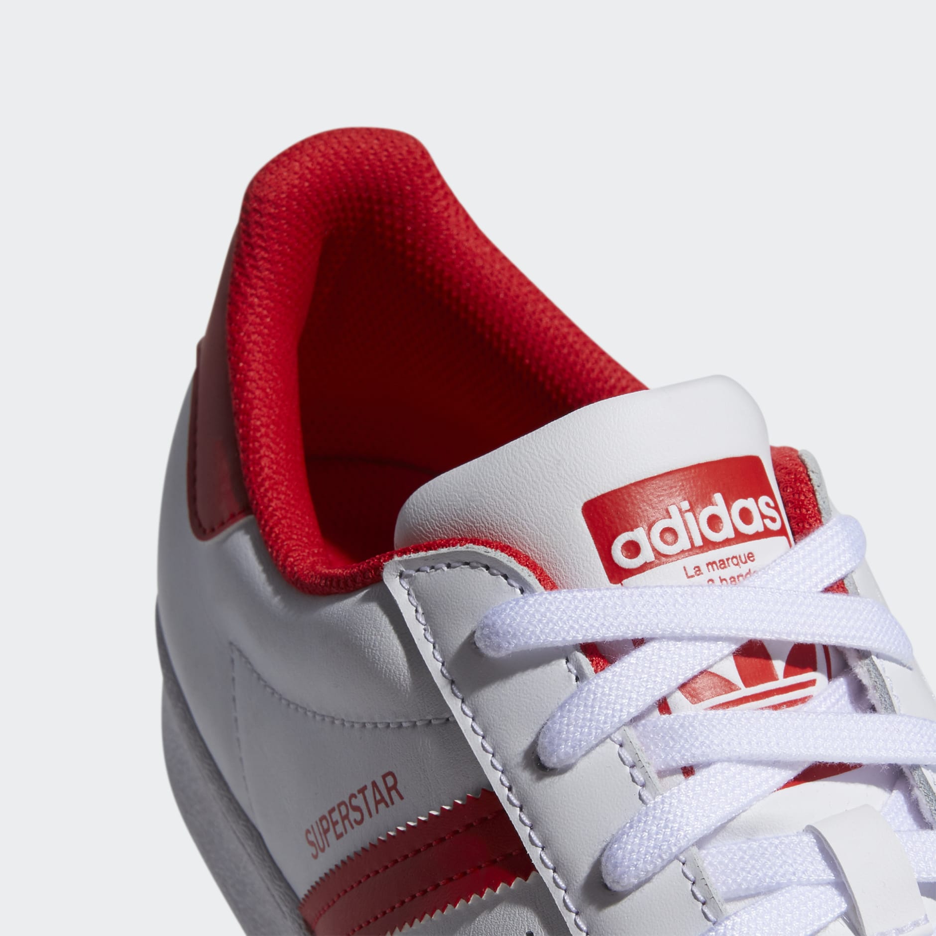 Originals superstar white discount red