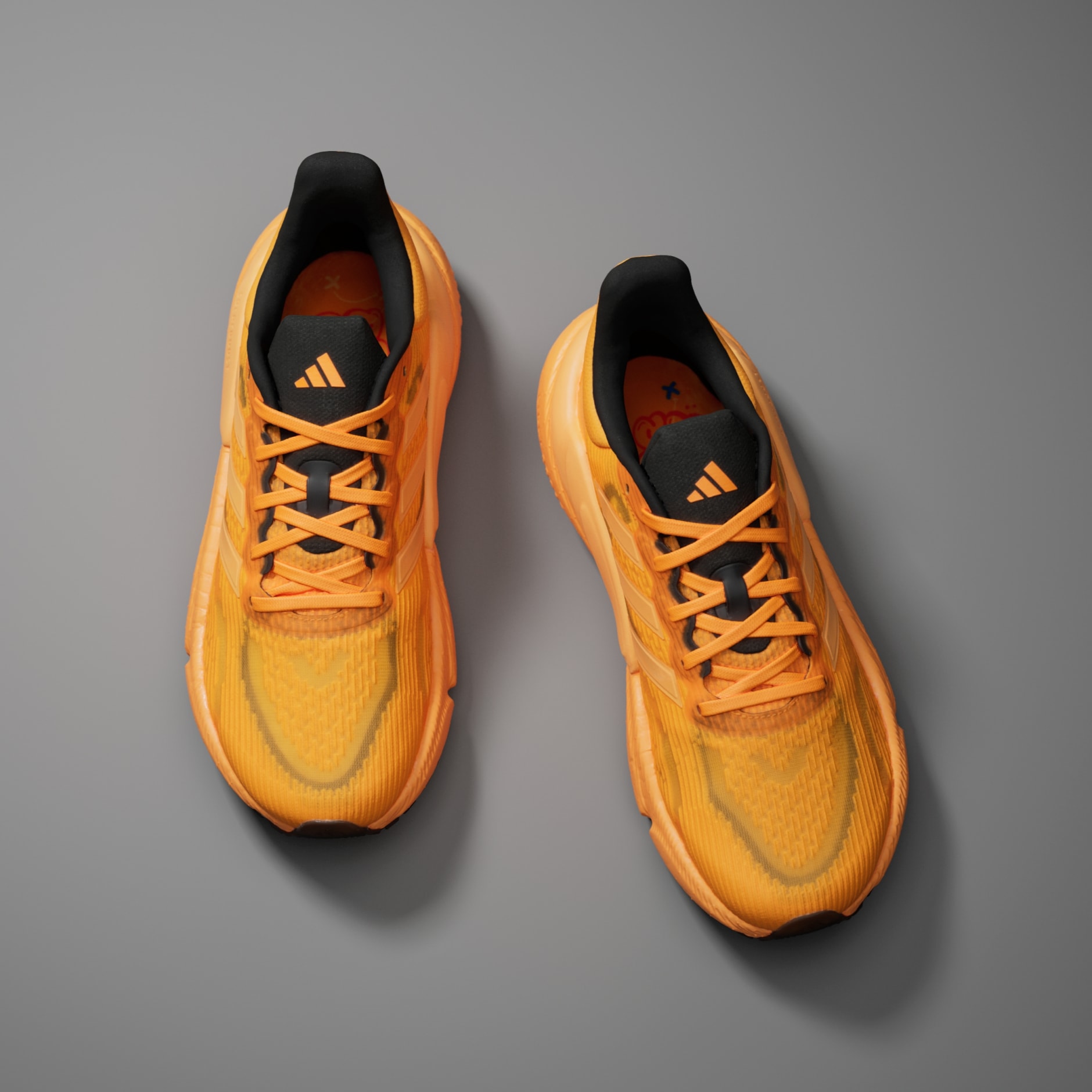 Orange sale adidas shoe