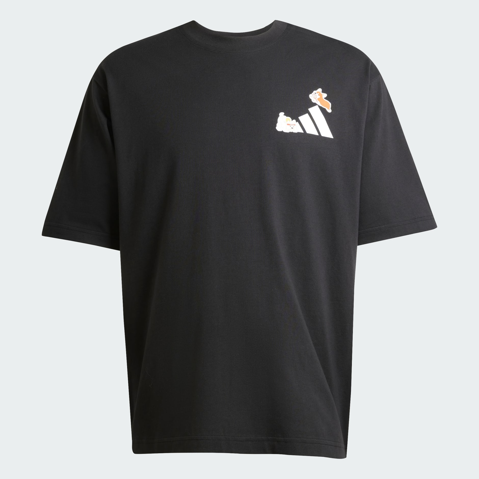 Tシャツ・カットソー adidas Dog Plain Tee Gender Neutral JD2831 White adidas Dog Hoop Patch Graphic Tee | JD Sports UK