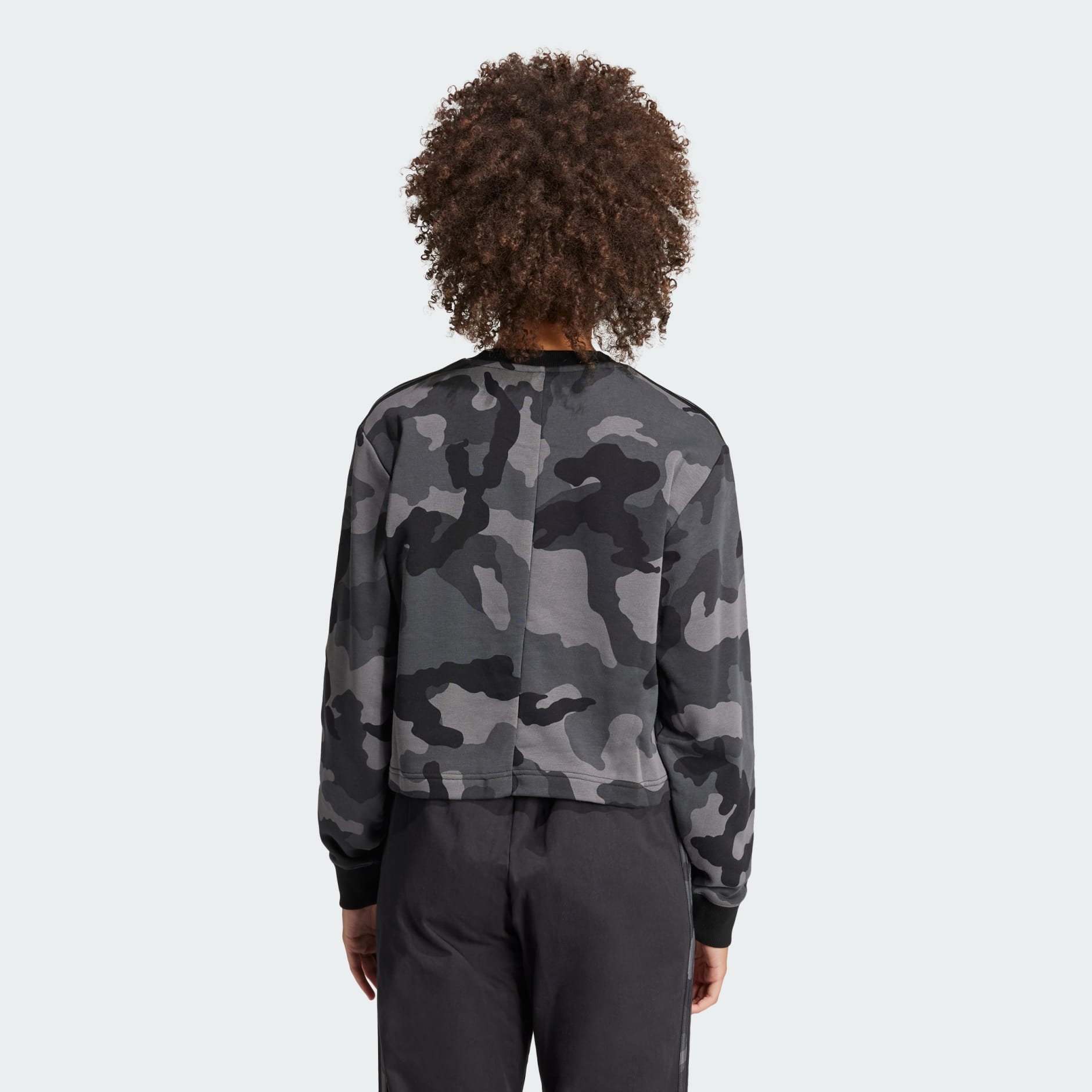 Adidas camo sweatshirt womens best sale