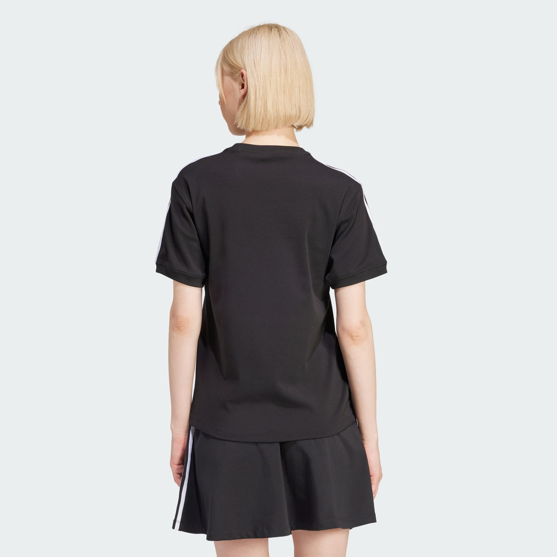 ★ adidas★ 3S Tee Black IU2420 adidas Women's Lifestyle 3-Stripes Tee - Black | Free