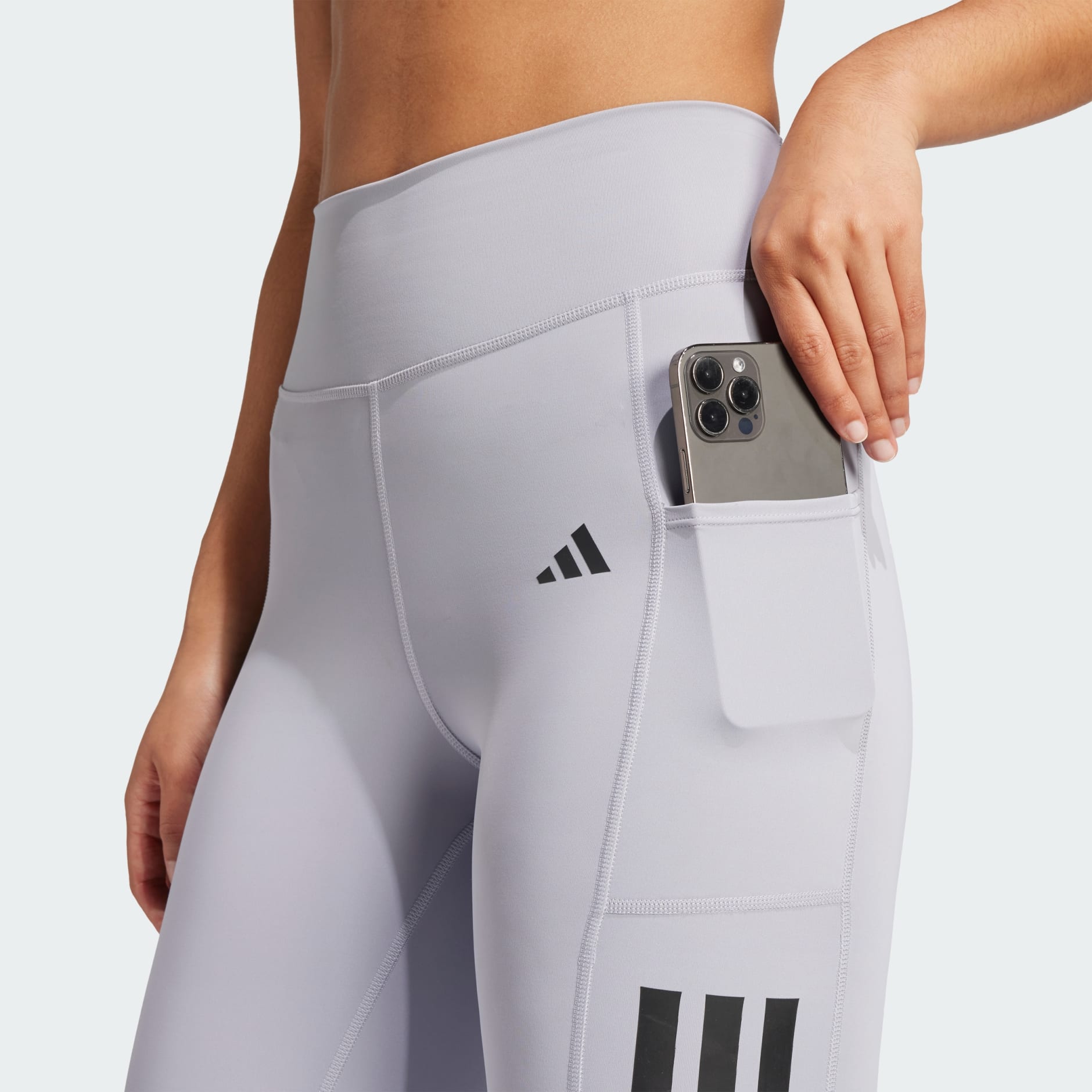 Colanți lungi Optime cu 3 dungi