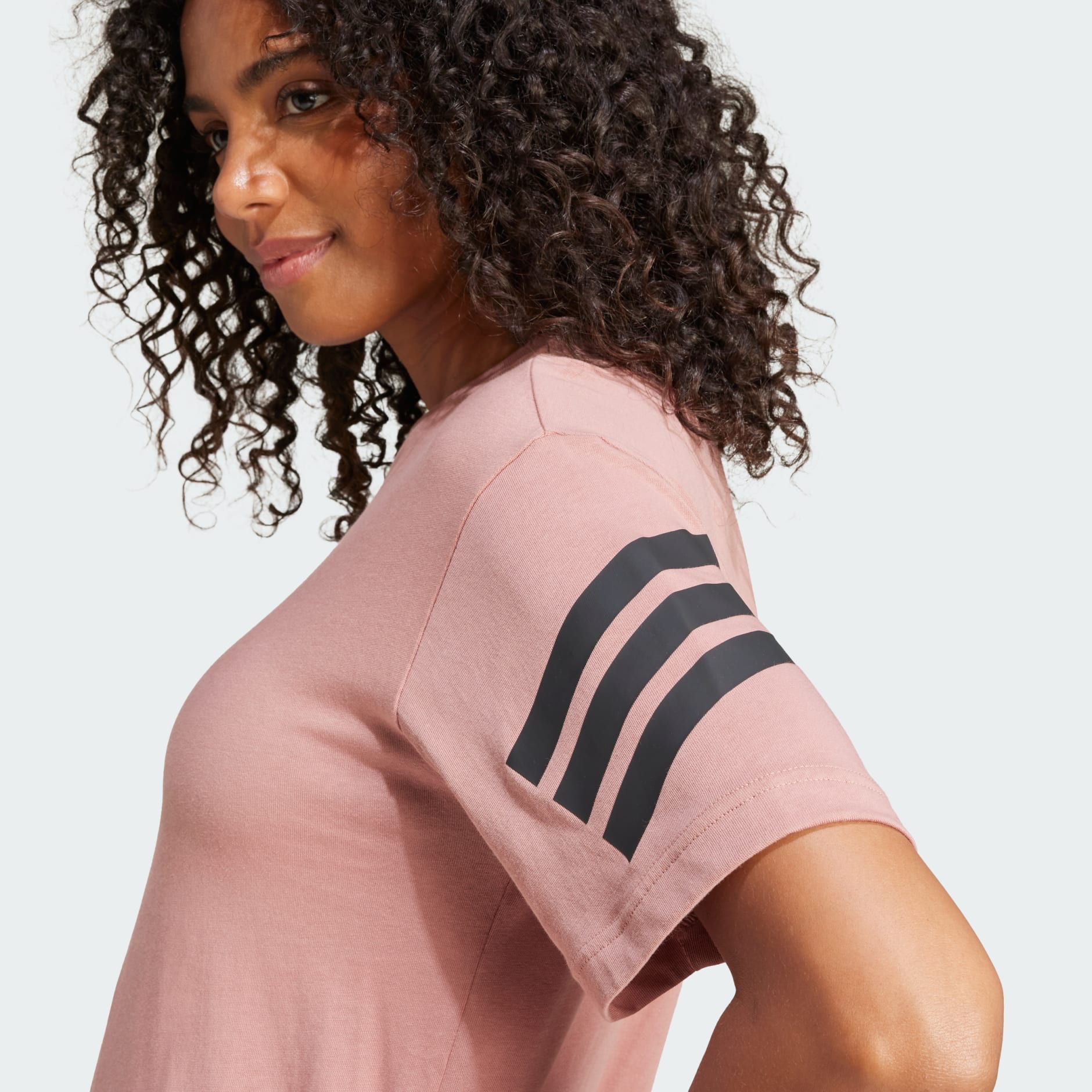 CLOTHING - Future Icons 3-Stripes Tee - Pink | adidas Oman