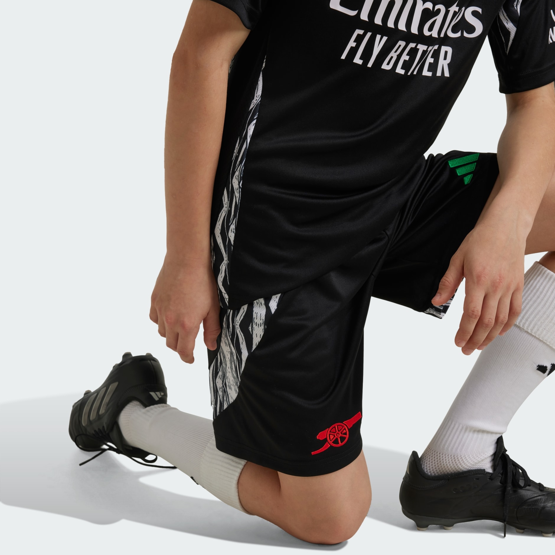 Kids Clothing Arsenal 24 25 Away Shorts Kids Black adidas Saudi Arabia