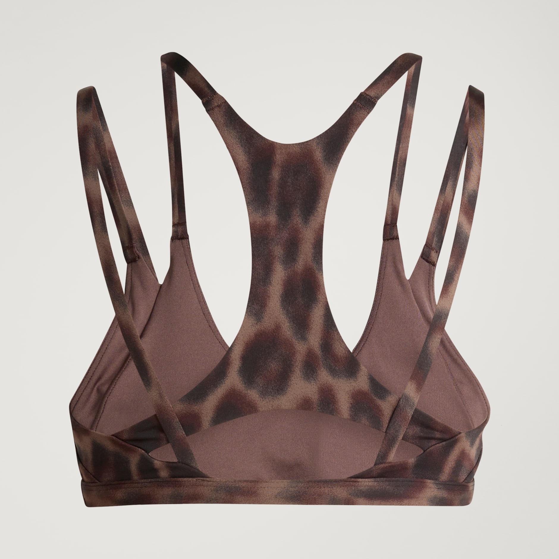 Optime Leopard Strappy Light Support Bra