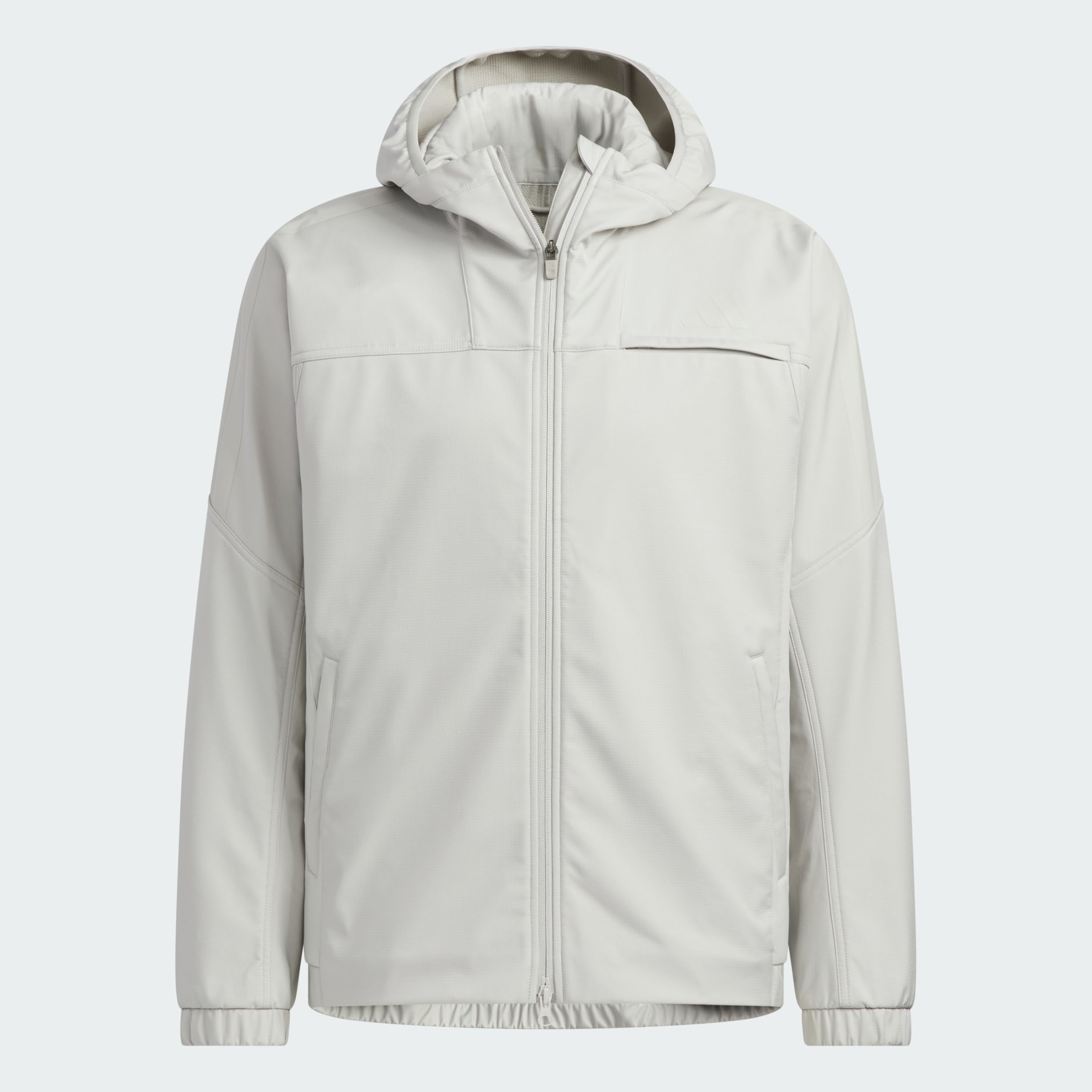 3STRIPES REGULAR FIT BONDED FLEECE HOODED WIND JACKET