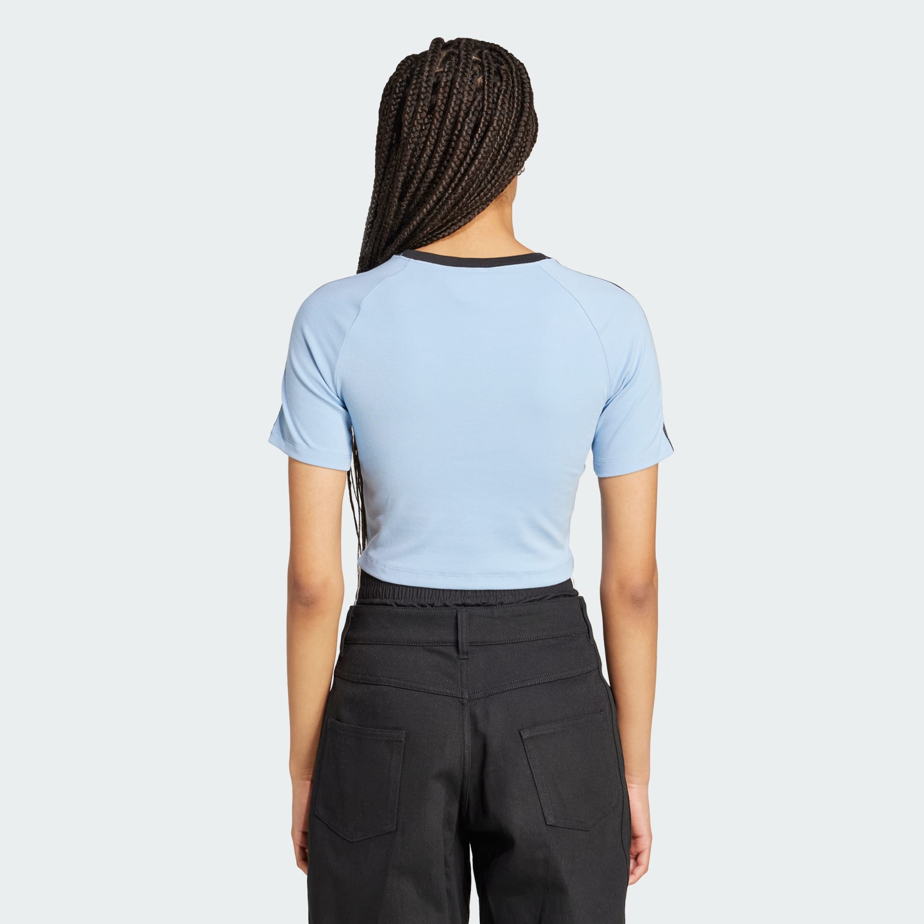 ★ adidas★ 3S Baby Tee JY4857 3-Stripes Baby Tee - Blue | adidas Hong Kong