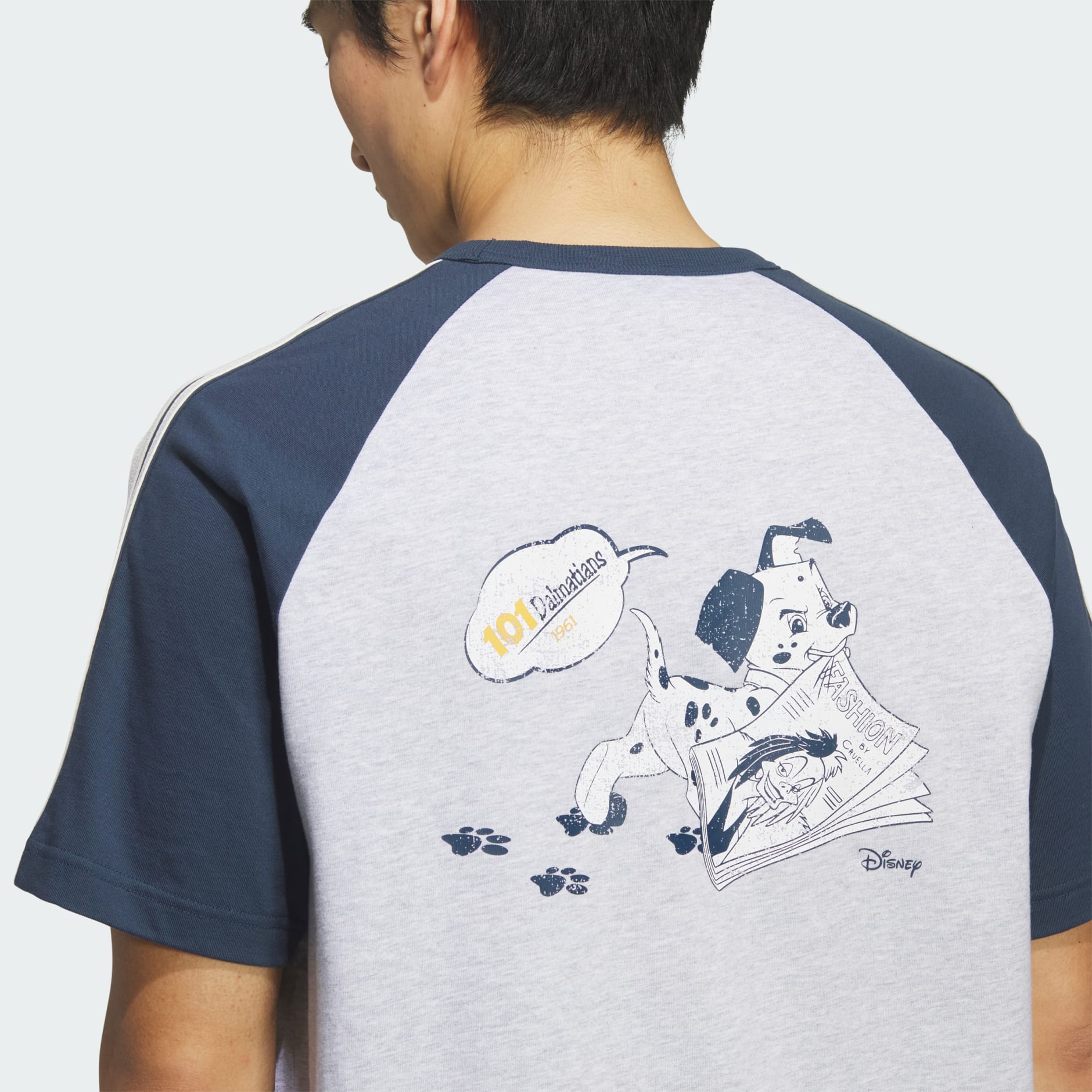 【adidas】ディズニー 101匹わんちゃんDALMATIAN RAGLAN Tシャツ adidas Disney Dalmatian Raglan Tee - White | adidas Hong Kong