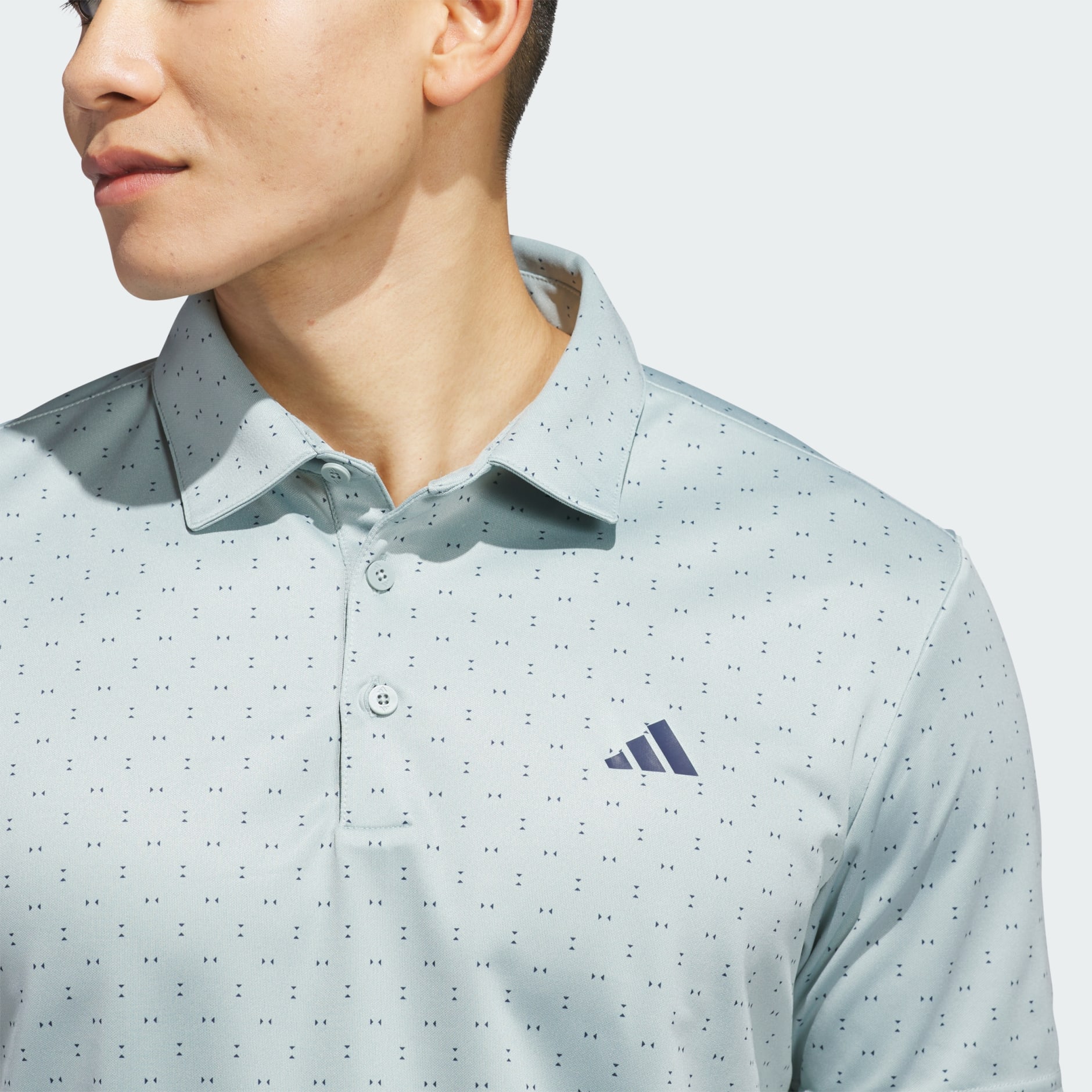 PERFORMANCE TEXTURED PRINT POLO SHIRT