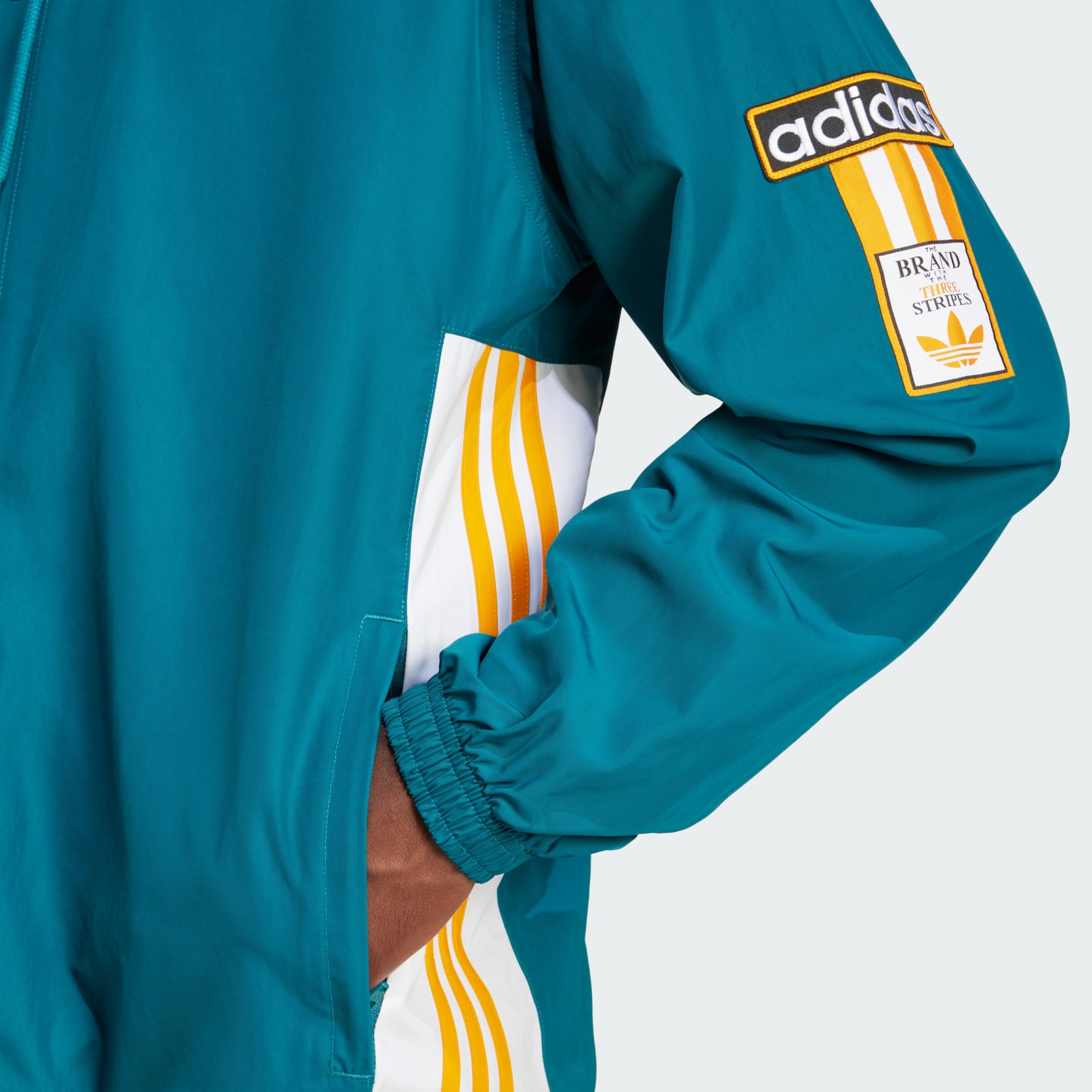 Men s Clothing Adibreak Windbreaker Turquoise adidas Saudi Arabia