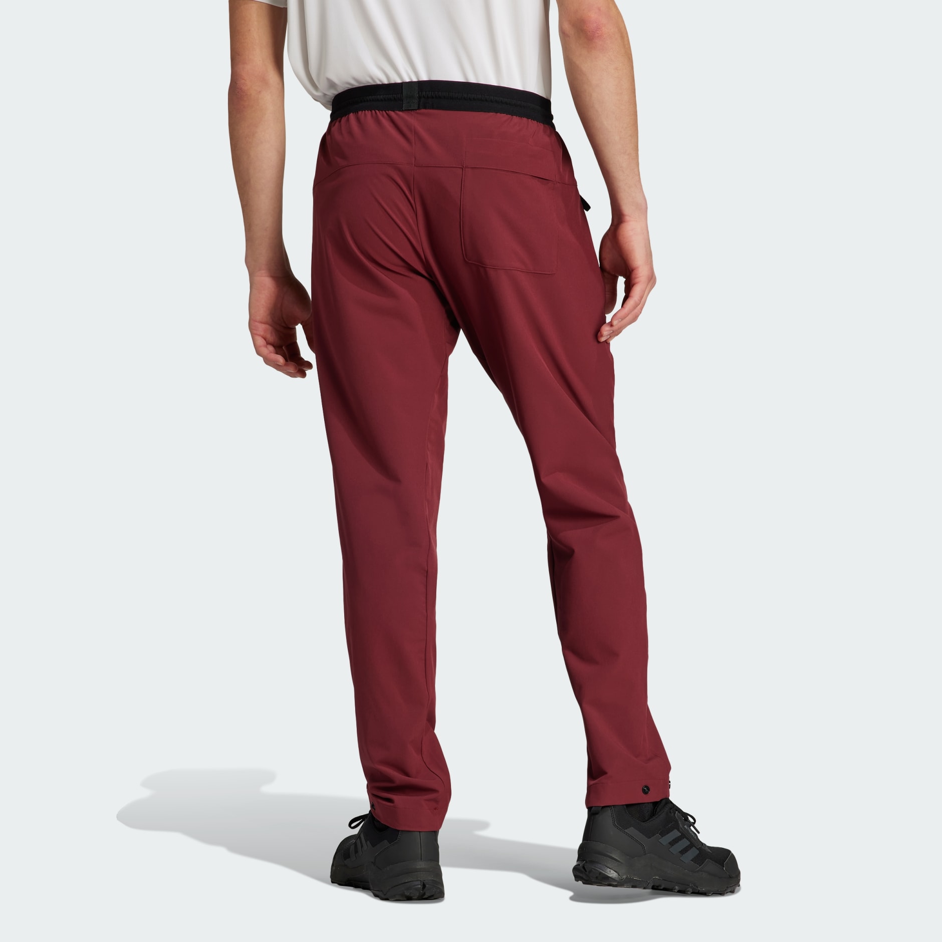 Men's Clothing - Terrex Liteflex Hiking Pants - Burgundy | adidas Oman