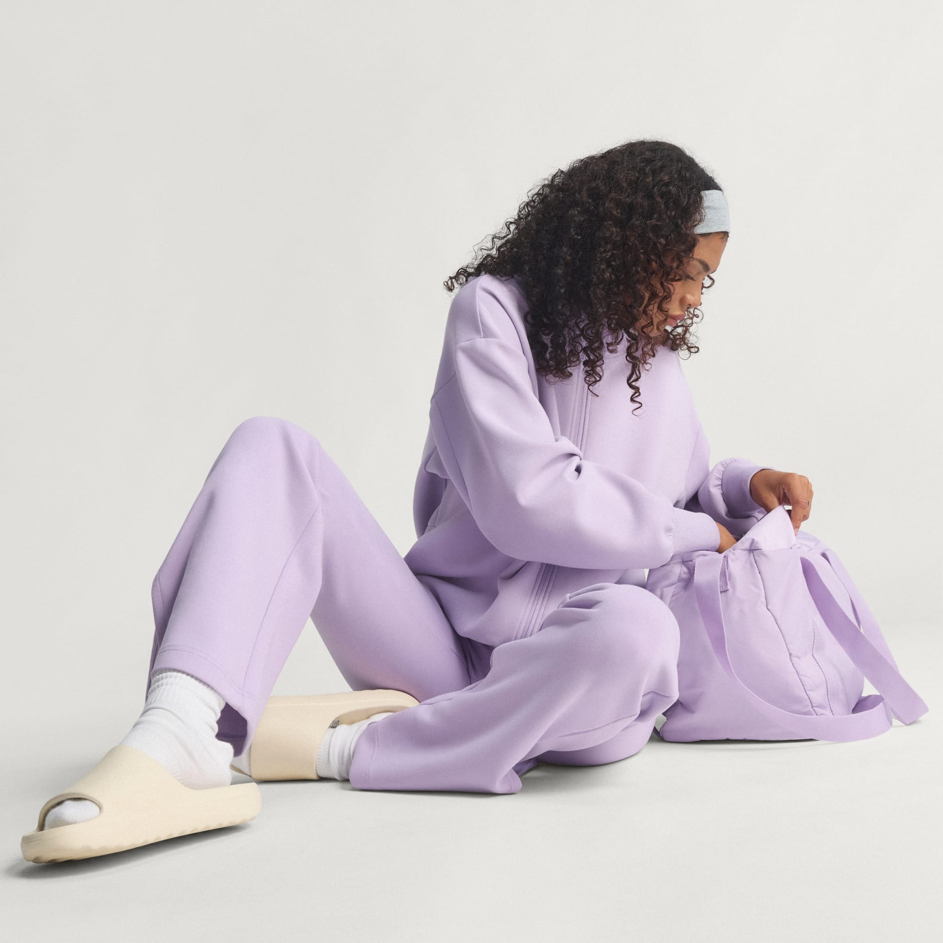 Haut ample zip int&eacute;gral Soft Lux