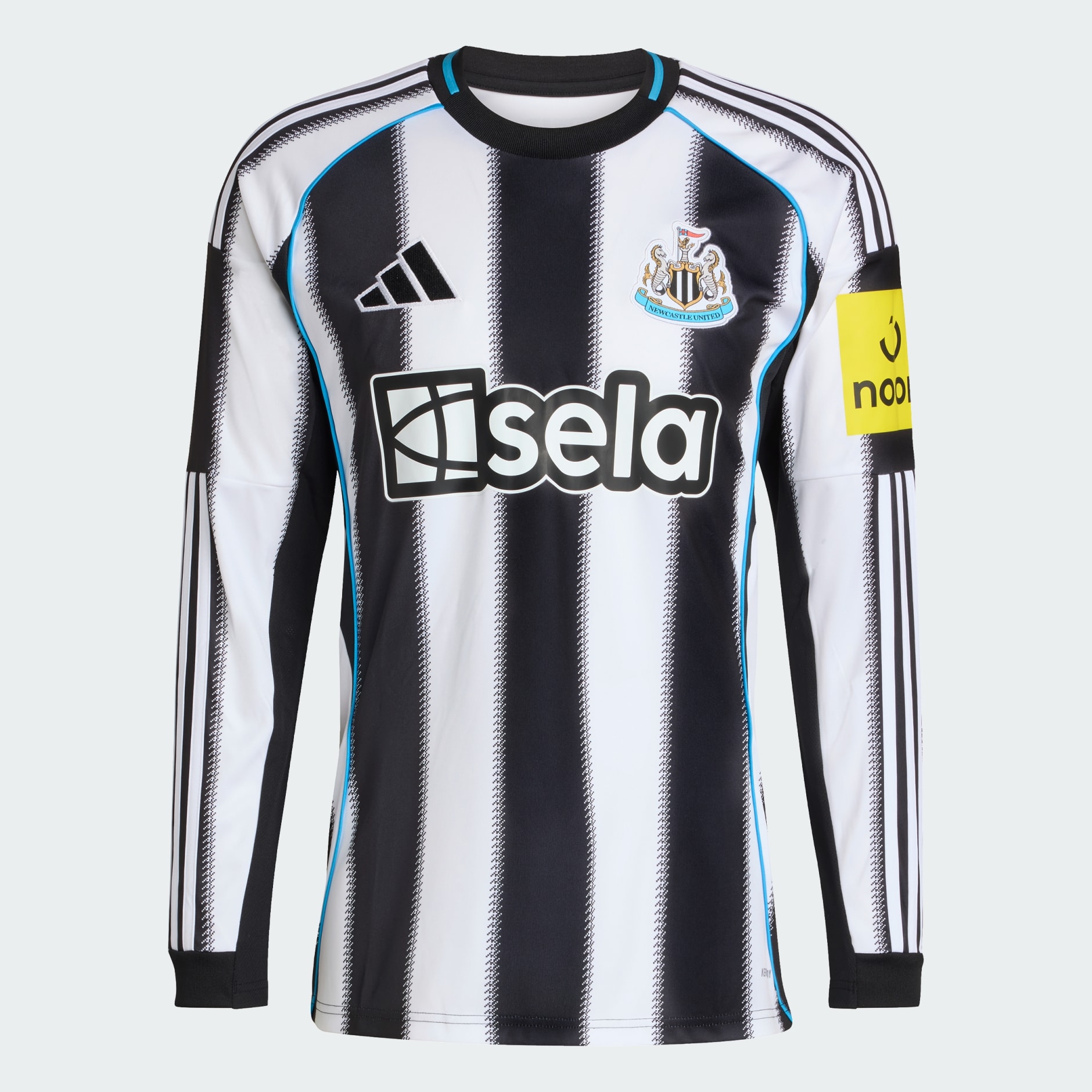 Tricou Newcastle United FC 25/26 Home cu m&acirc;necă lungă