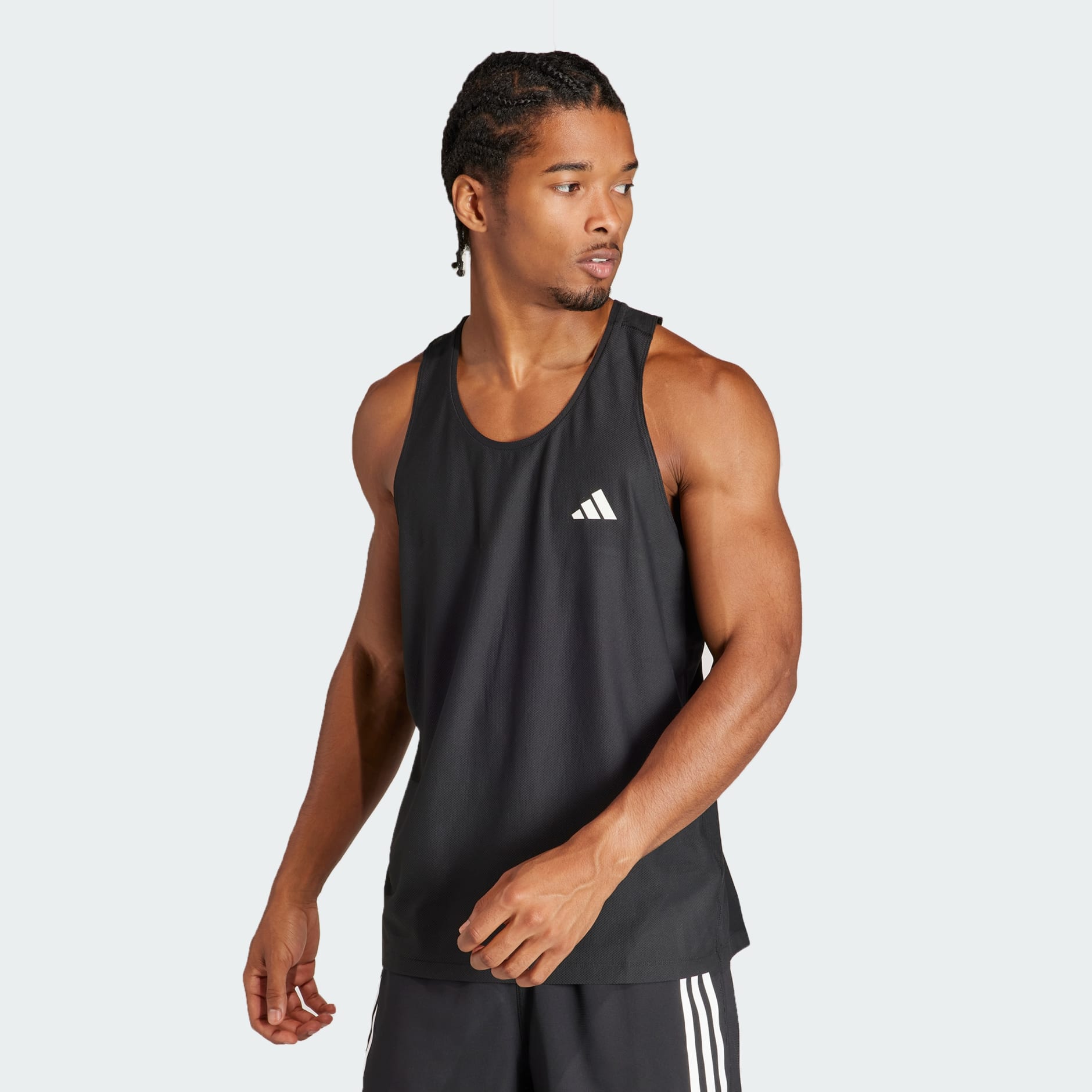 Clothing Own The Run Tank Top Black adidas Israel