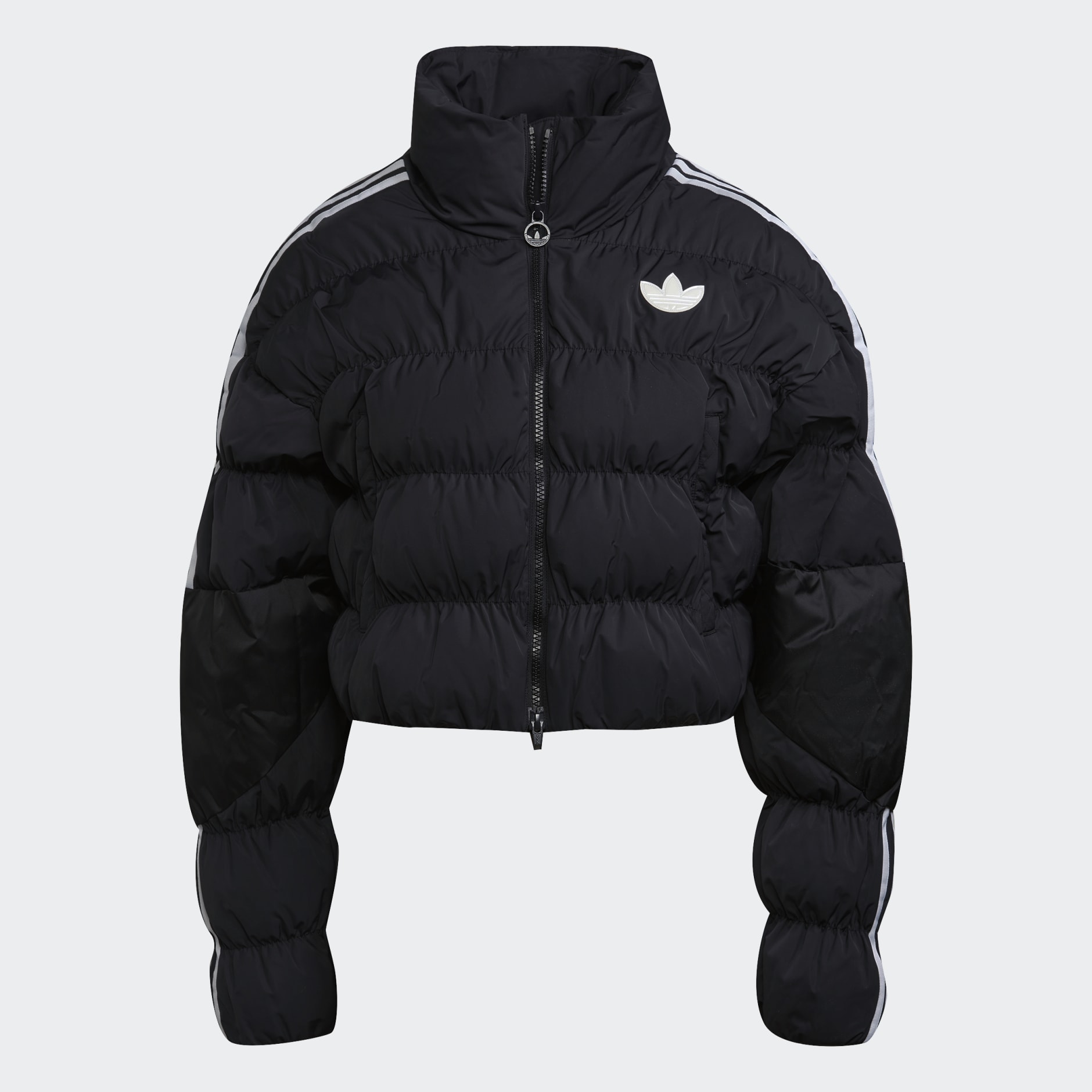 Short Synthetic Down Puffer Jacket