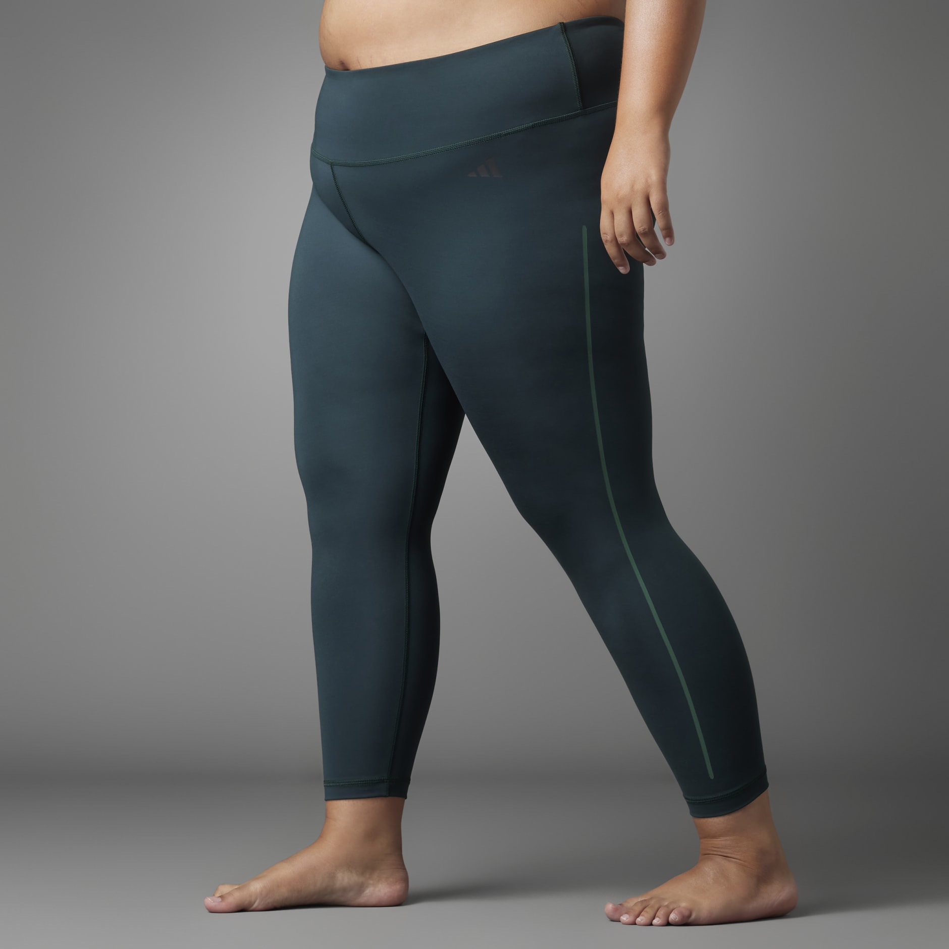 Clothing - Authentic Balance Yoga 7/8 Leggings (Plus Size) - Green