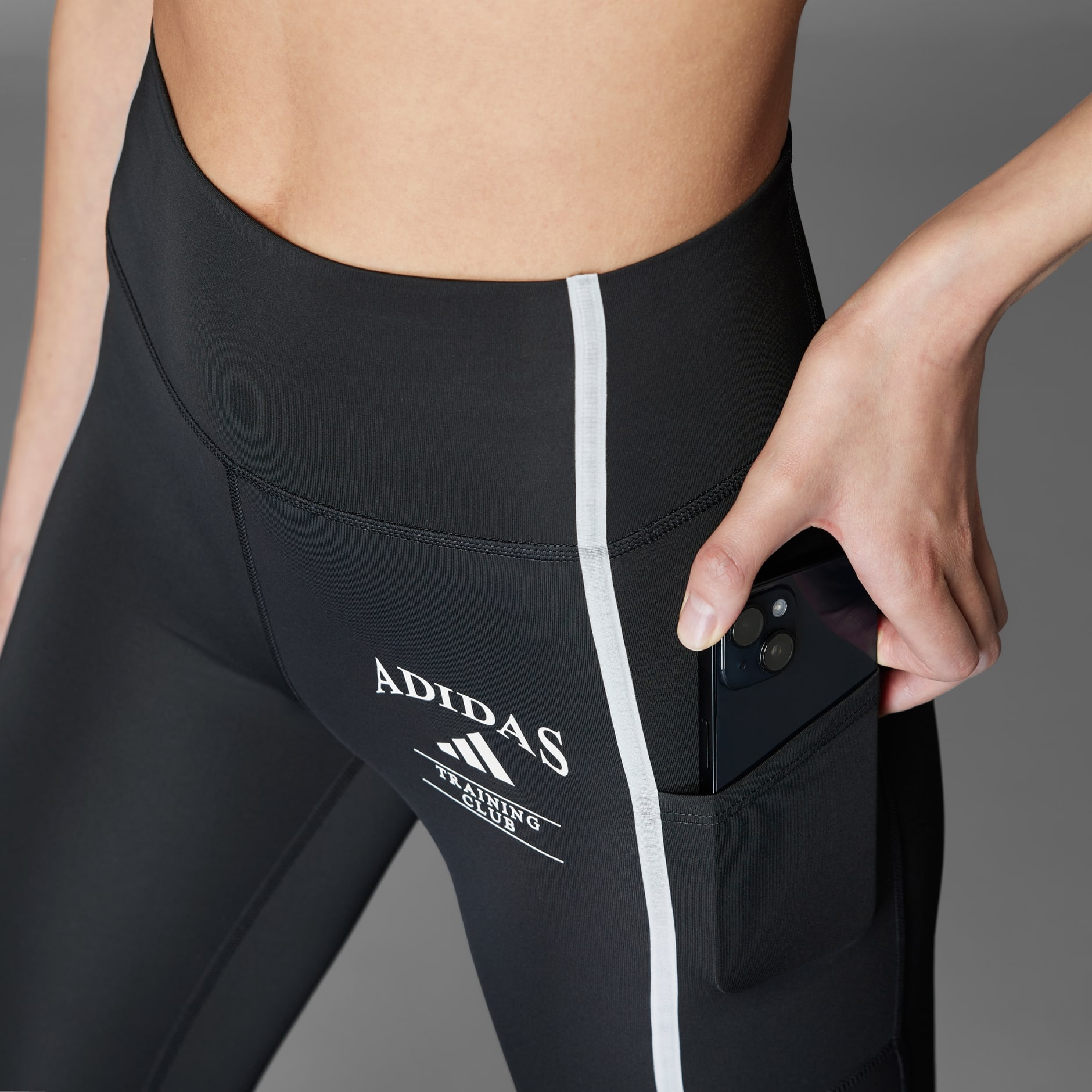 Clothing - Optime Heritage Full-Length Leggings - Black