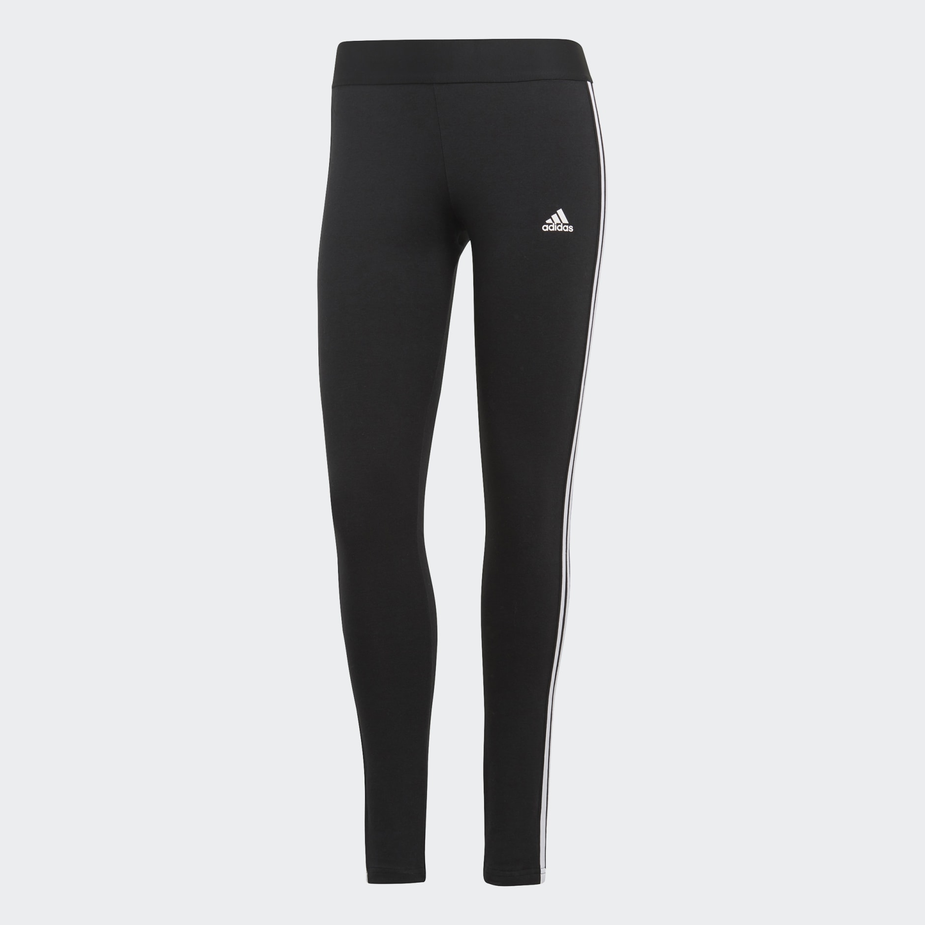 adidas 3 stripe legging in black womens girls size small GL0723