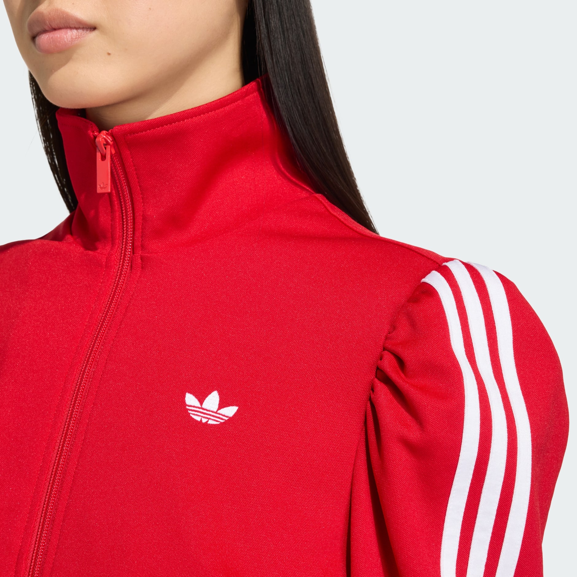 CLOTHING - ADIDAS ORIGINALS ELEVATED SLEEVE FB Track Top - Red