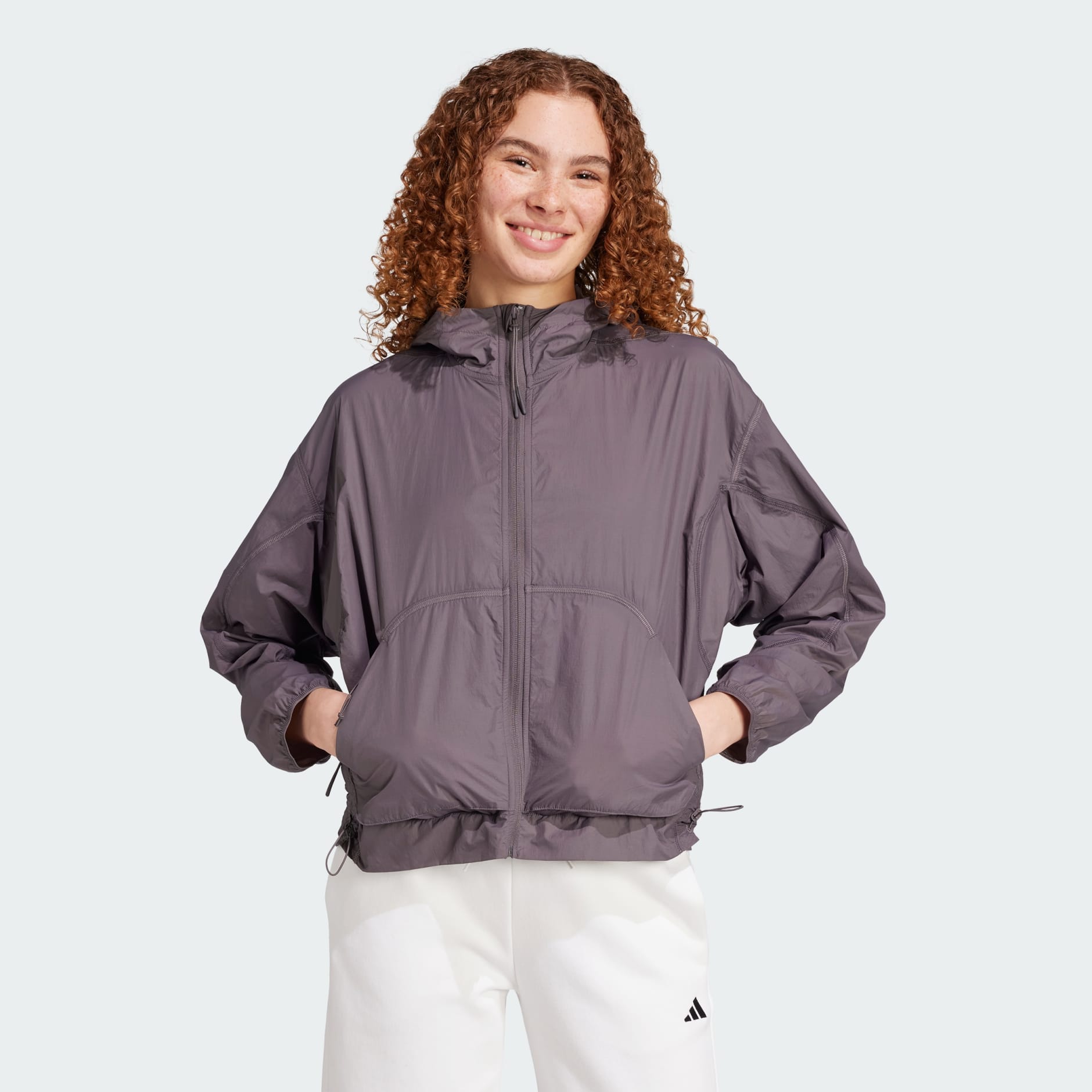 アウターその他 adidas City Escape Mid-Weight Jacket adidas Men's City Escape Winbreaker, Black, Small at Amazon