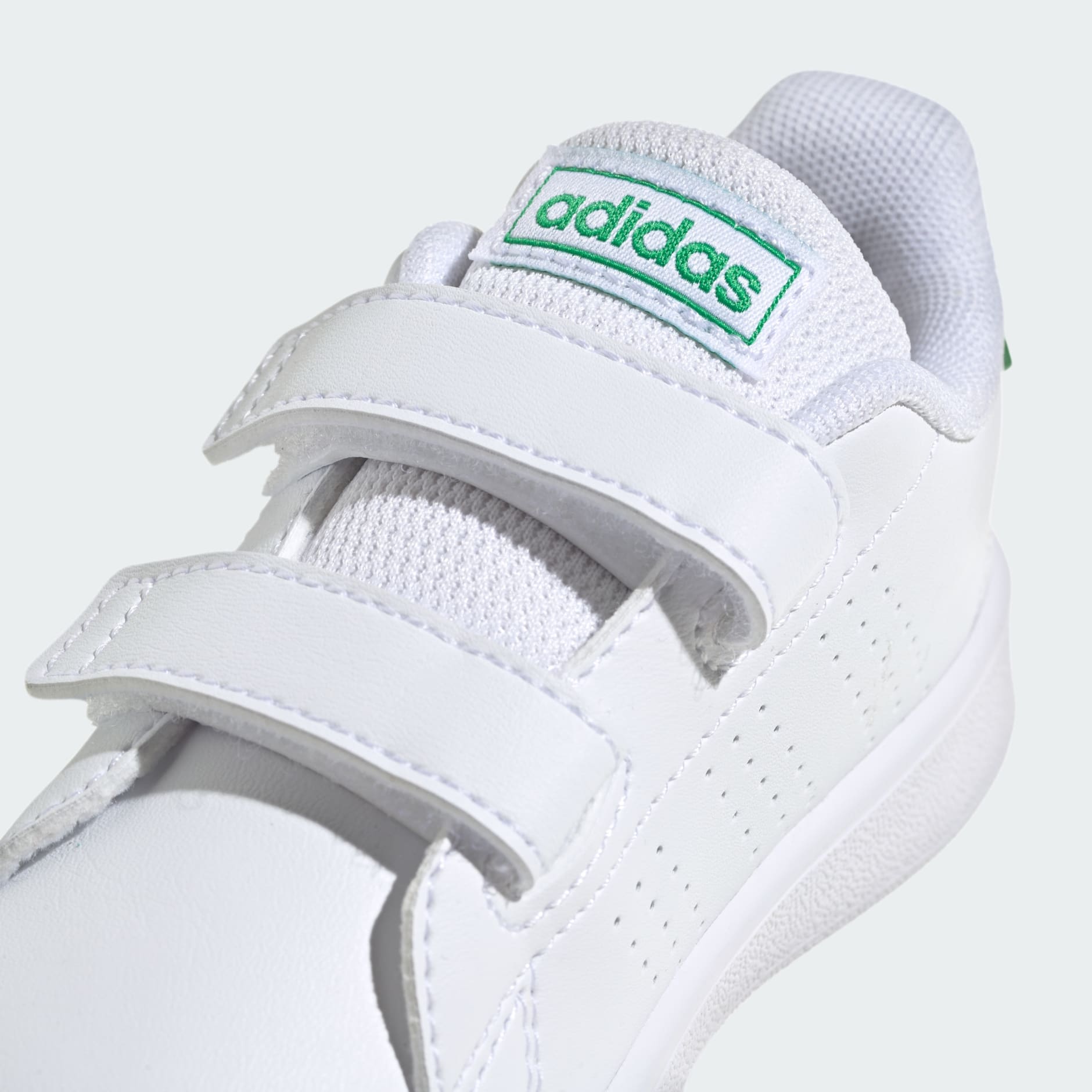 adidas Court Two White LK Hook-and-Loop Shoes - adidas | Lifestyle Advantage