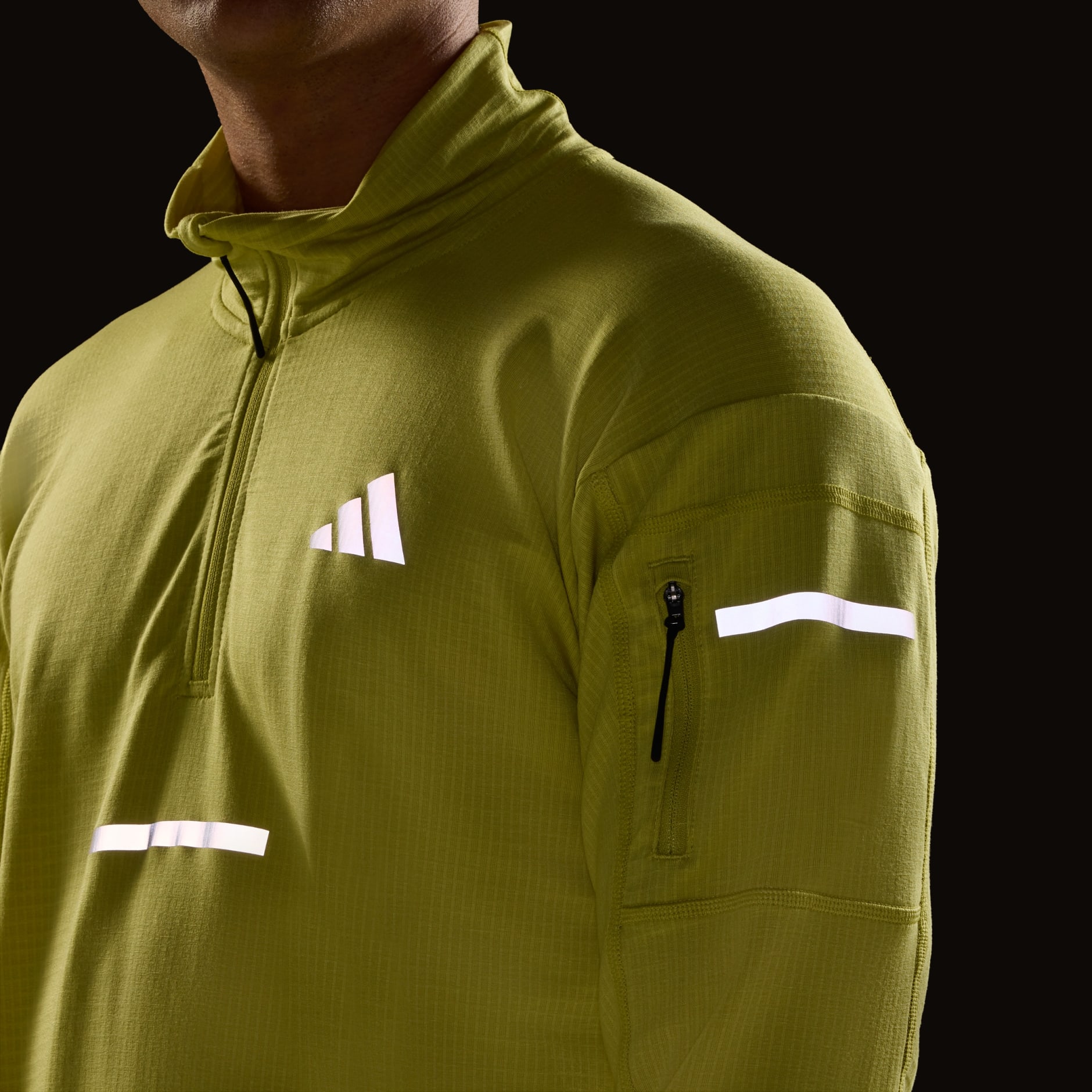 Adi365 De Alergare CLIMAWARM+ Cu Fermoar Scurt