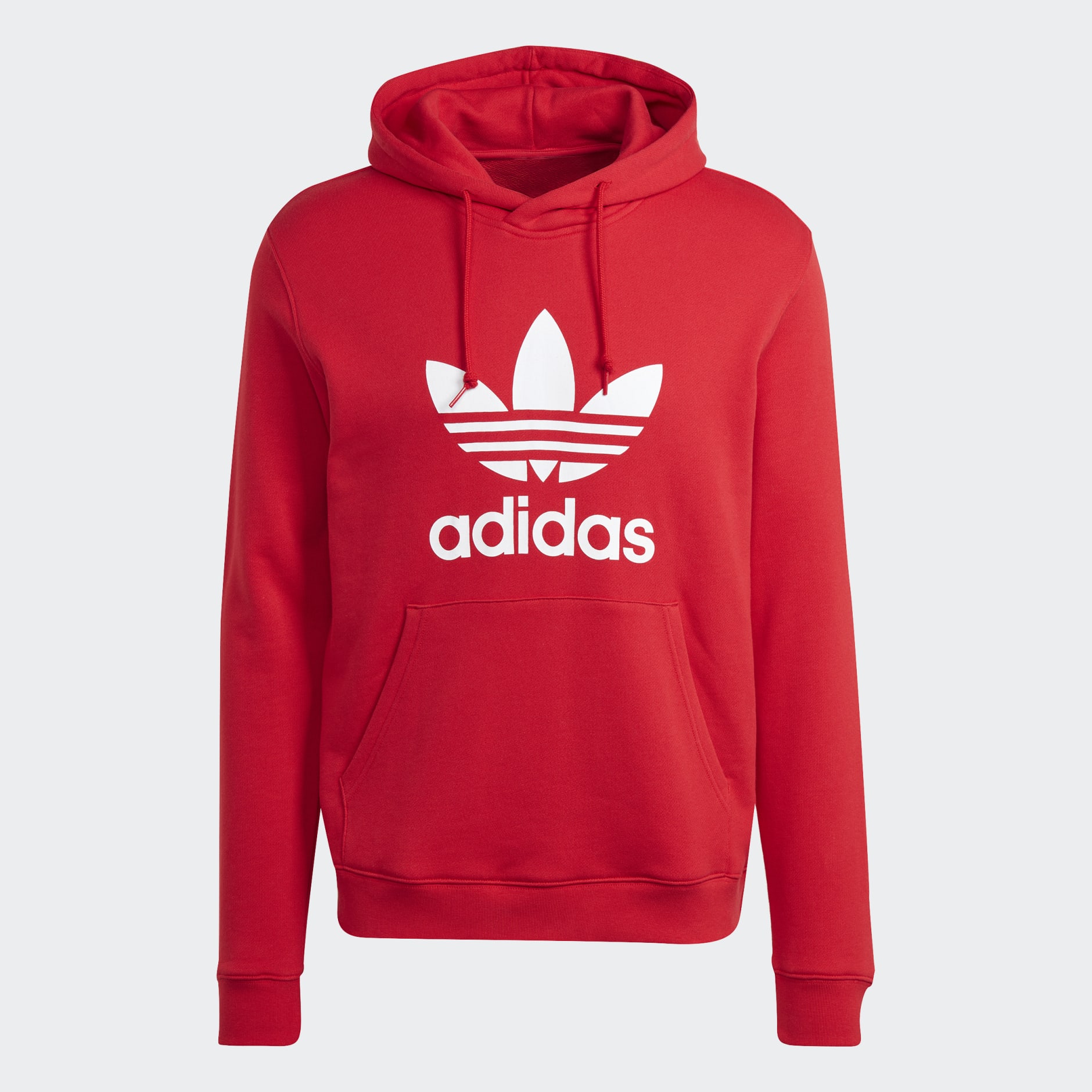 Clothing - Adicolor Classics Trefoil Hoodie - Red | adidas Israel