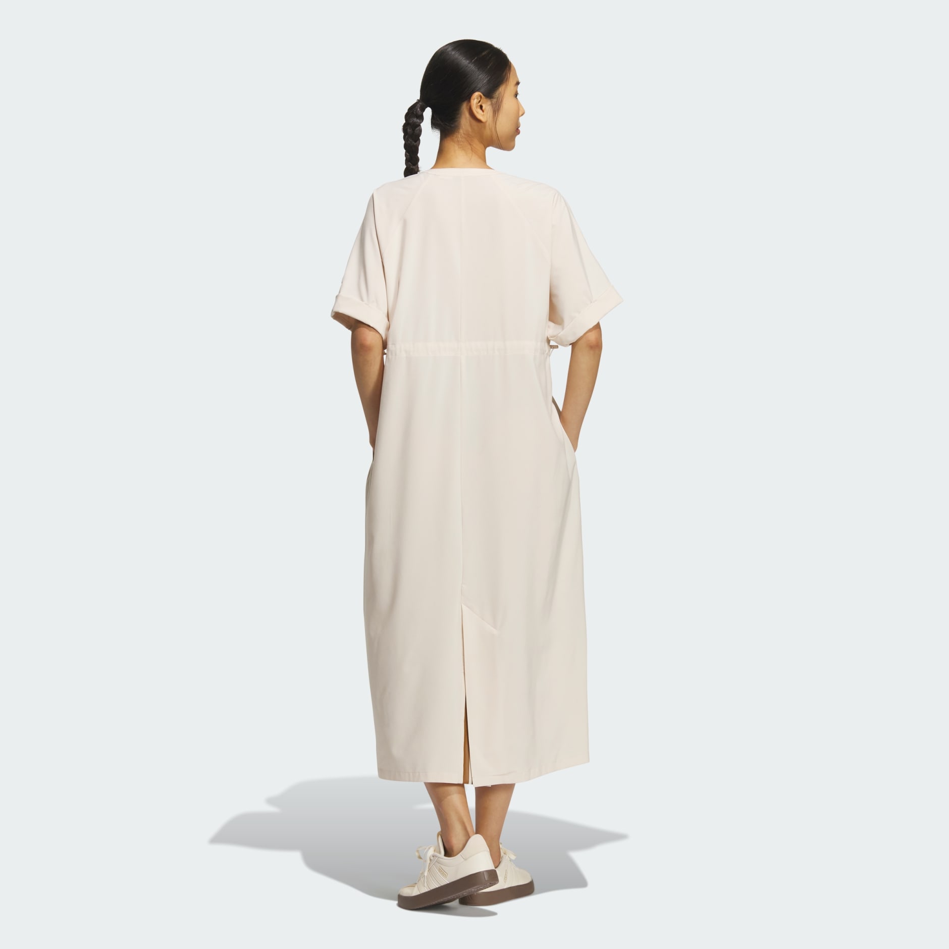 SOFTLUX STRETCH WOVEN LOOSE FIT DRESS