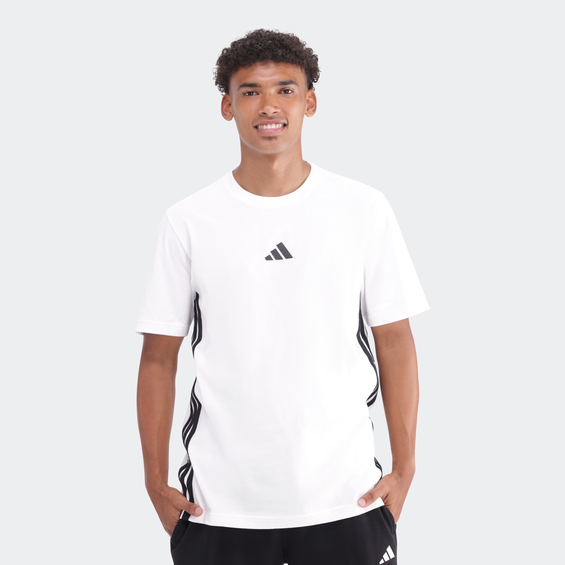 Essentials 3-Stripes Single Jersey T-Shirt