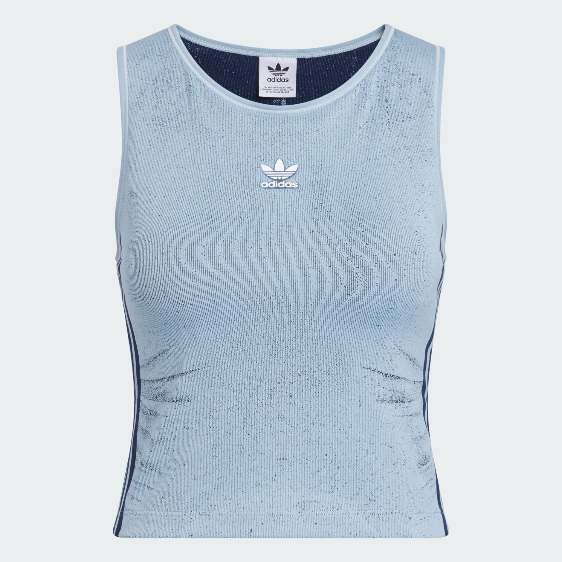 Fake Denim Padded Tank Top