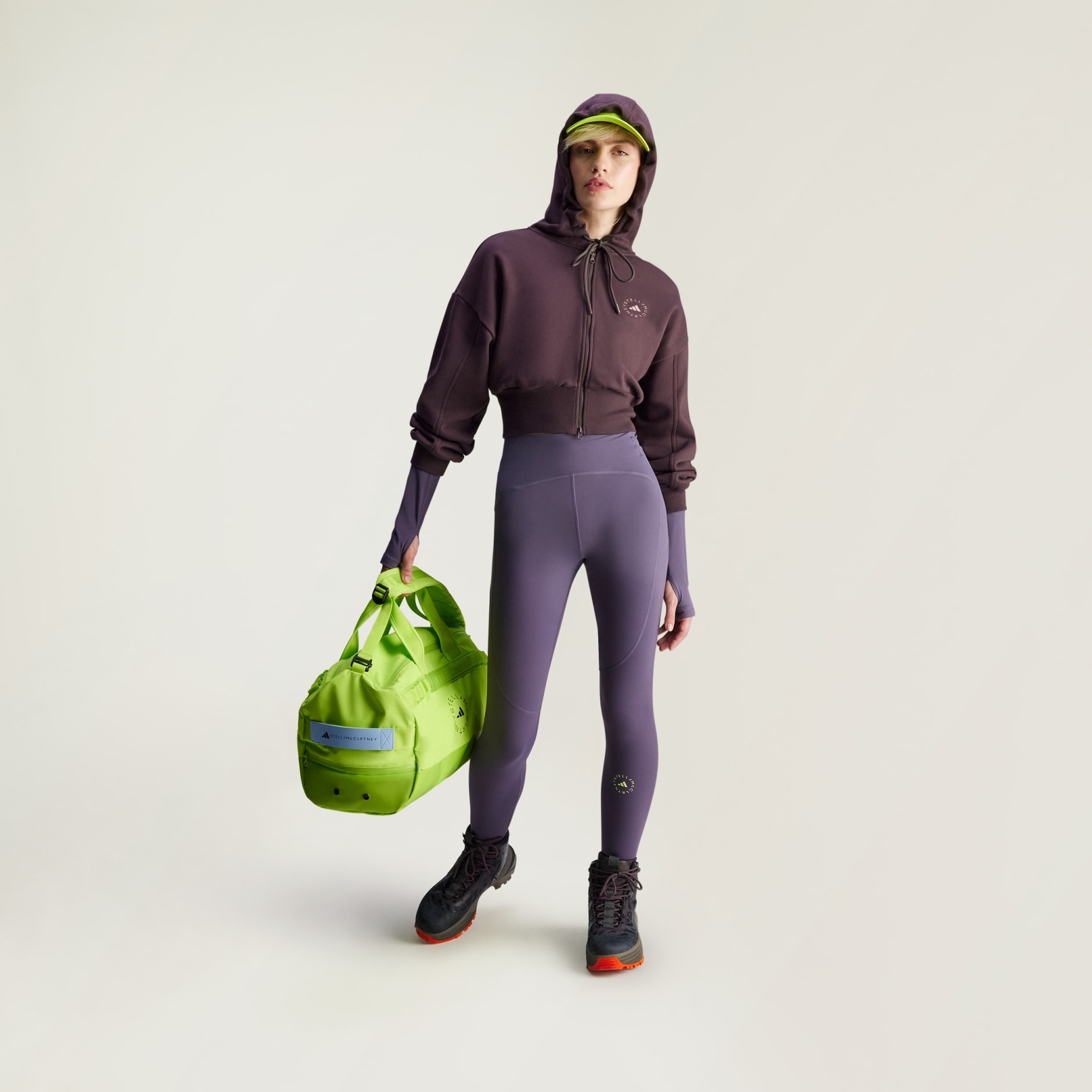 adidas by Stella McCartney Sportswear Cropped Hoodie