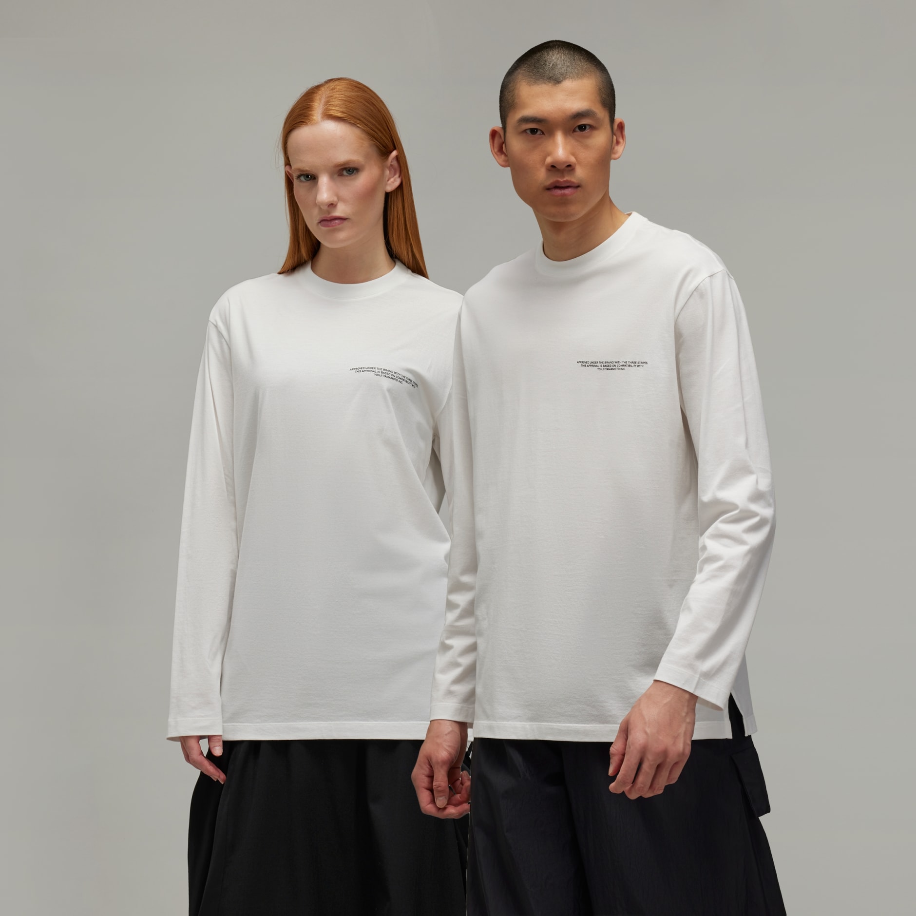 Y-3 Logo Long Sleeve Tee