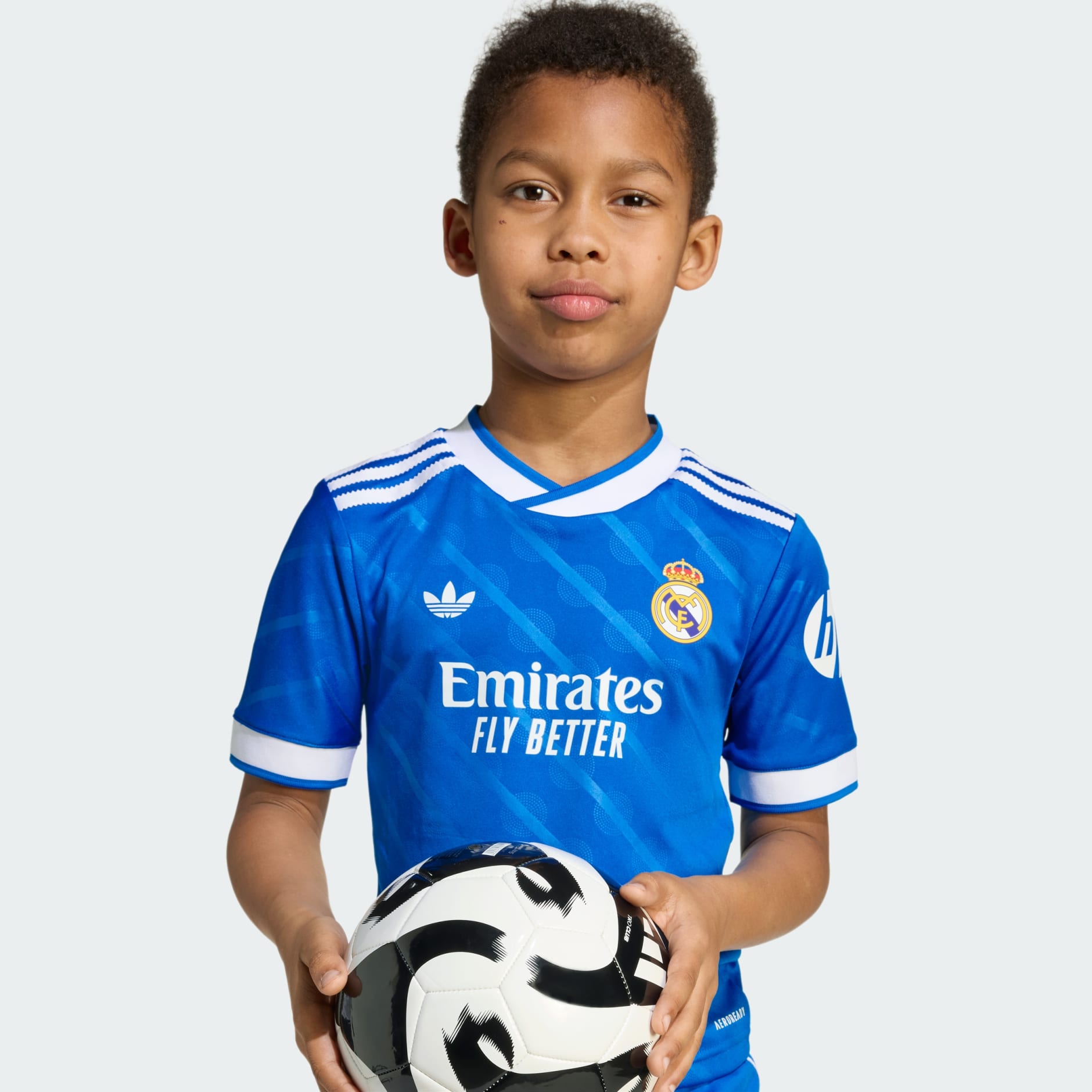 Set mini din al treilea echipament Real Madrid 25/26, pentru copii