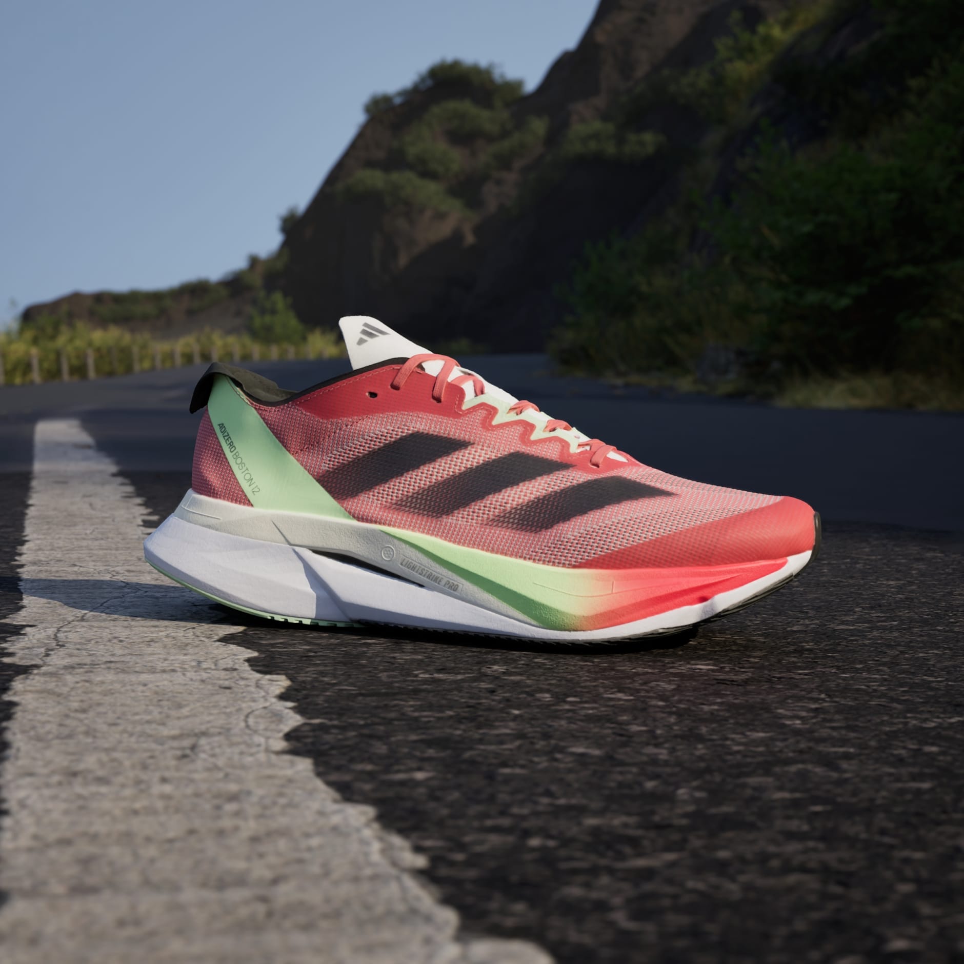 adidas Adizero Boston 12 Shoes - Red | adidas UAE