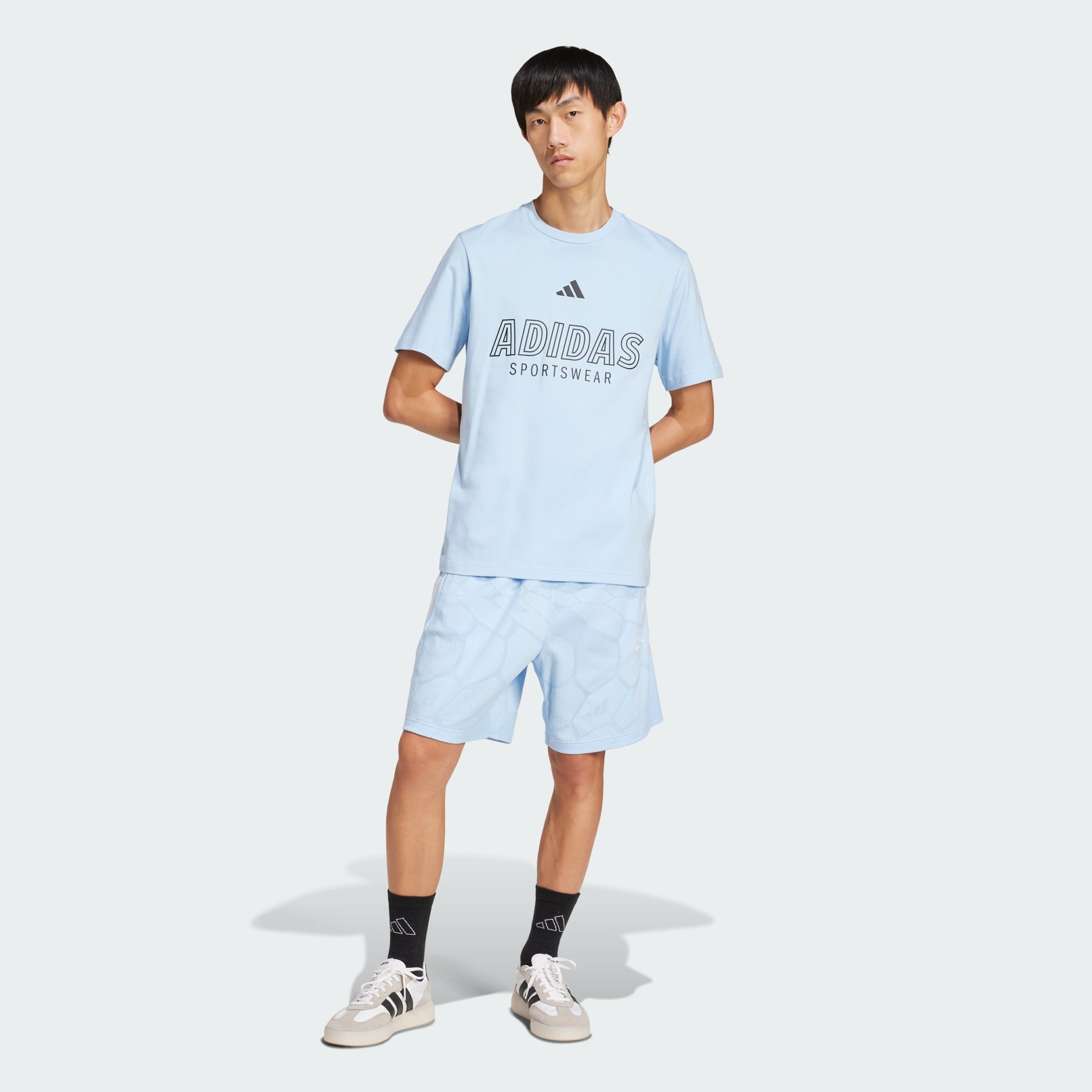 Tricou cu imprimeu grafic linear House of Tiro